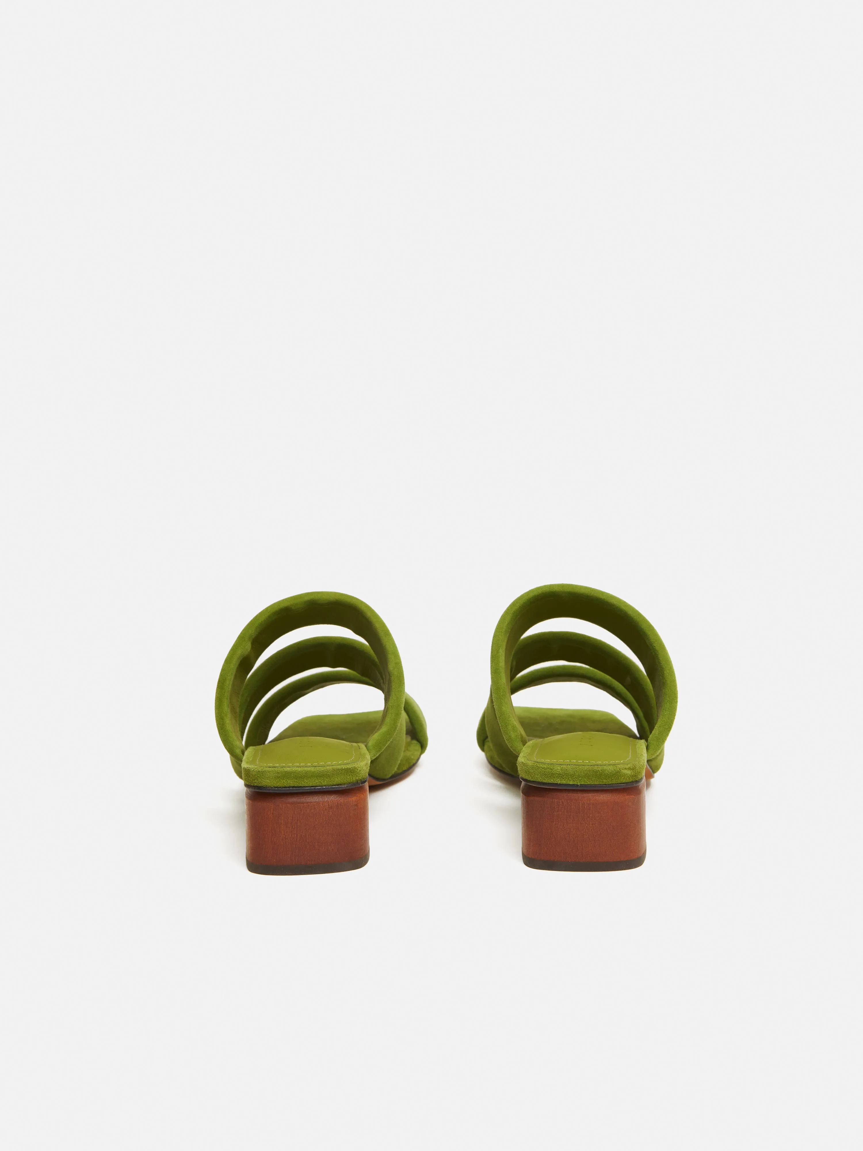 Henley Heeled Sandal | Green sold by Jigsaw product image thumbnail 5