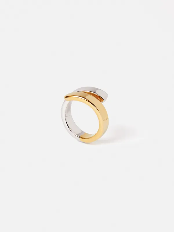 Mixed Metal Wrap Ring | Multi sold by Jigsaw