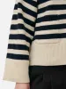 Wool Mariniere Cardigan | Navy sold by Jigsaw