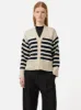 Wool Mariniere Cardigan | Navy sold by Jigsaw