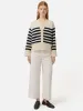 Wool Mariniere Cardigan | Navy sold by Jigsaw