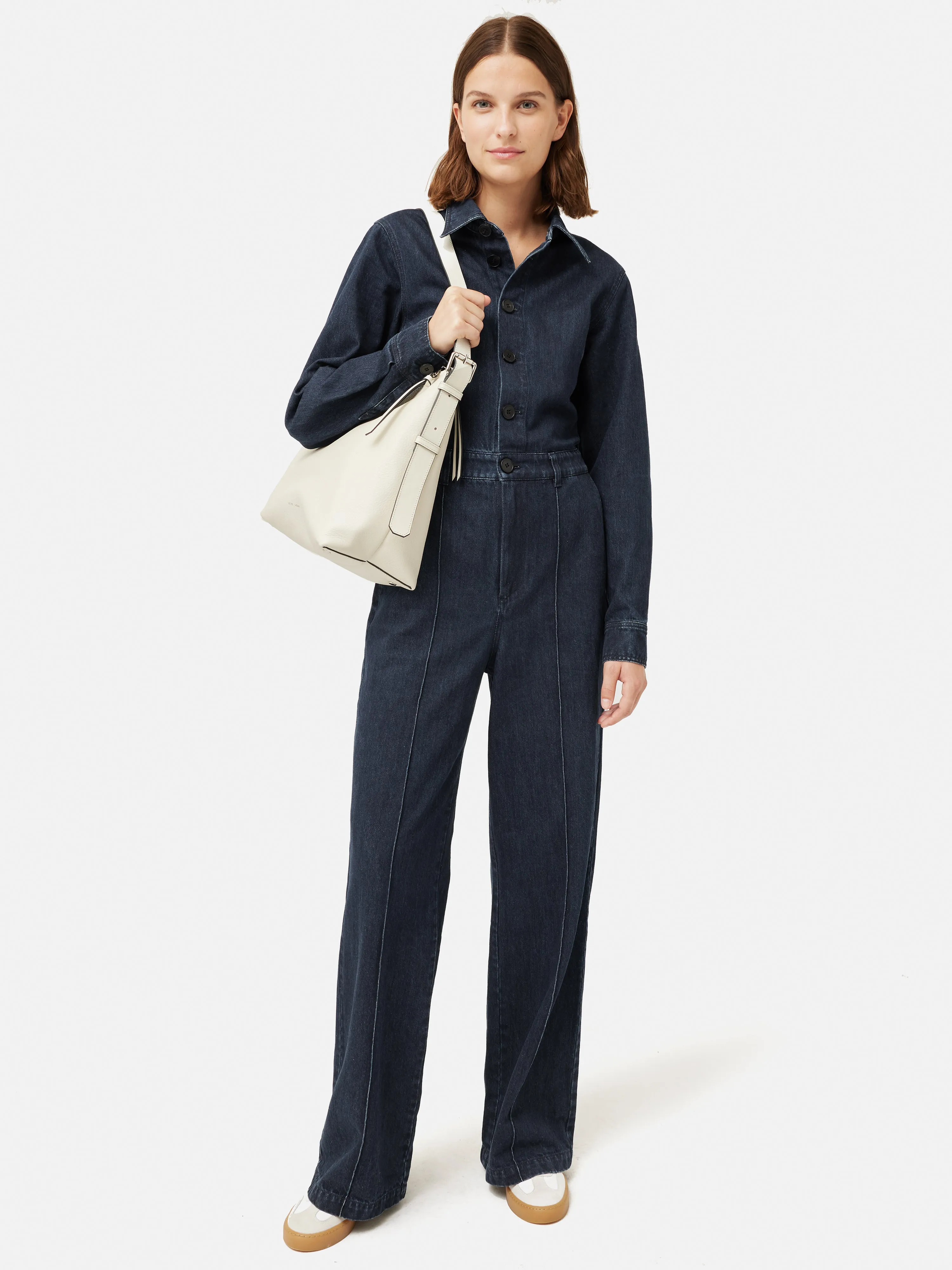 Tailored Denim Jumpsuit | Indigo sold by Jigsaw product image thumbnail 3