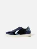 Portland Velvet Trainer | Navy sold by Jigsaw
