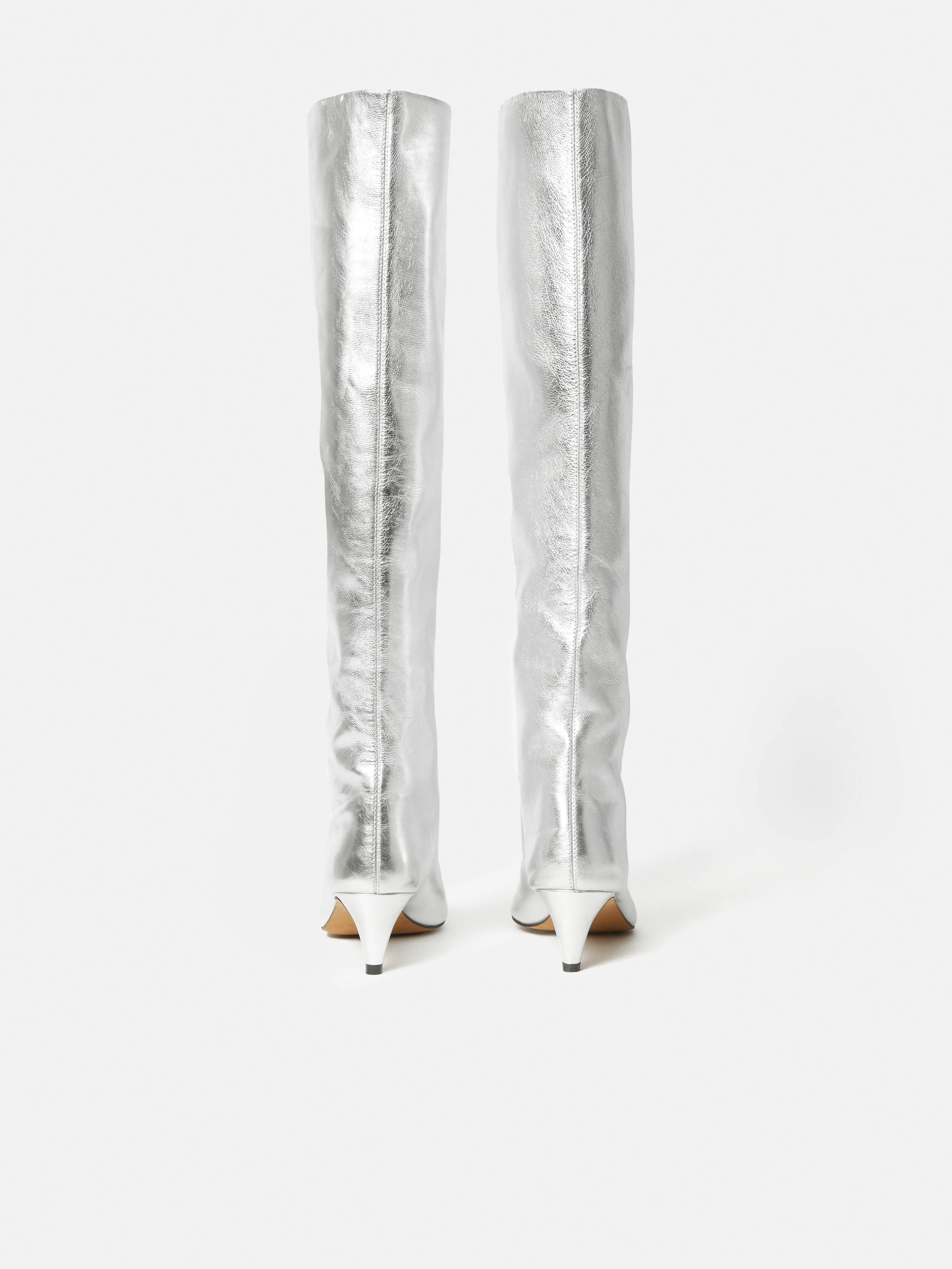 Bobby Knee High Boot | Silver sold by Jigsaw product image thumbnail 3