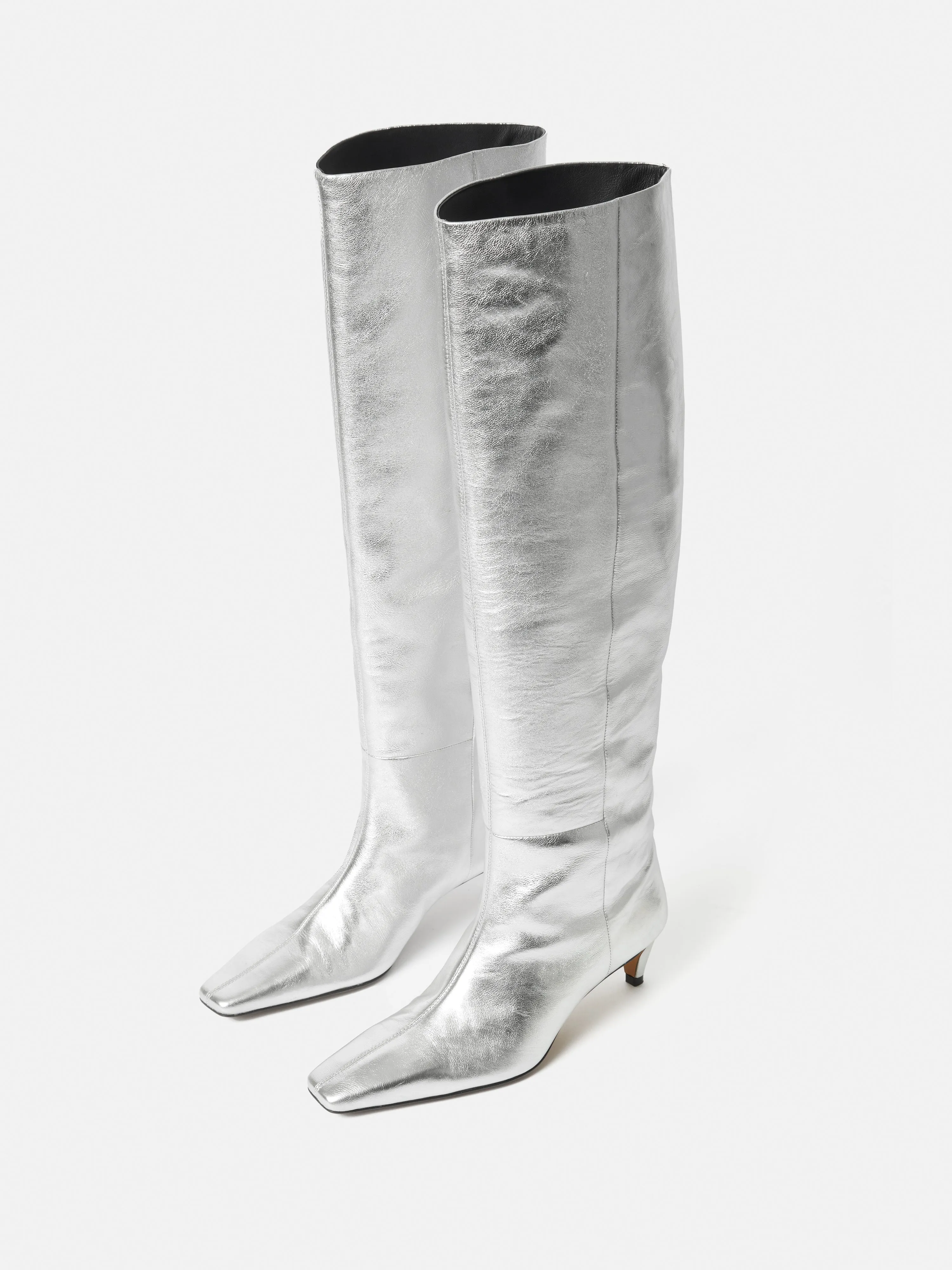 Bobby Knee High Boot | Silver sold by Jigsaw product image thumbnail 5