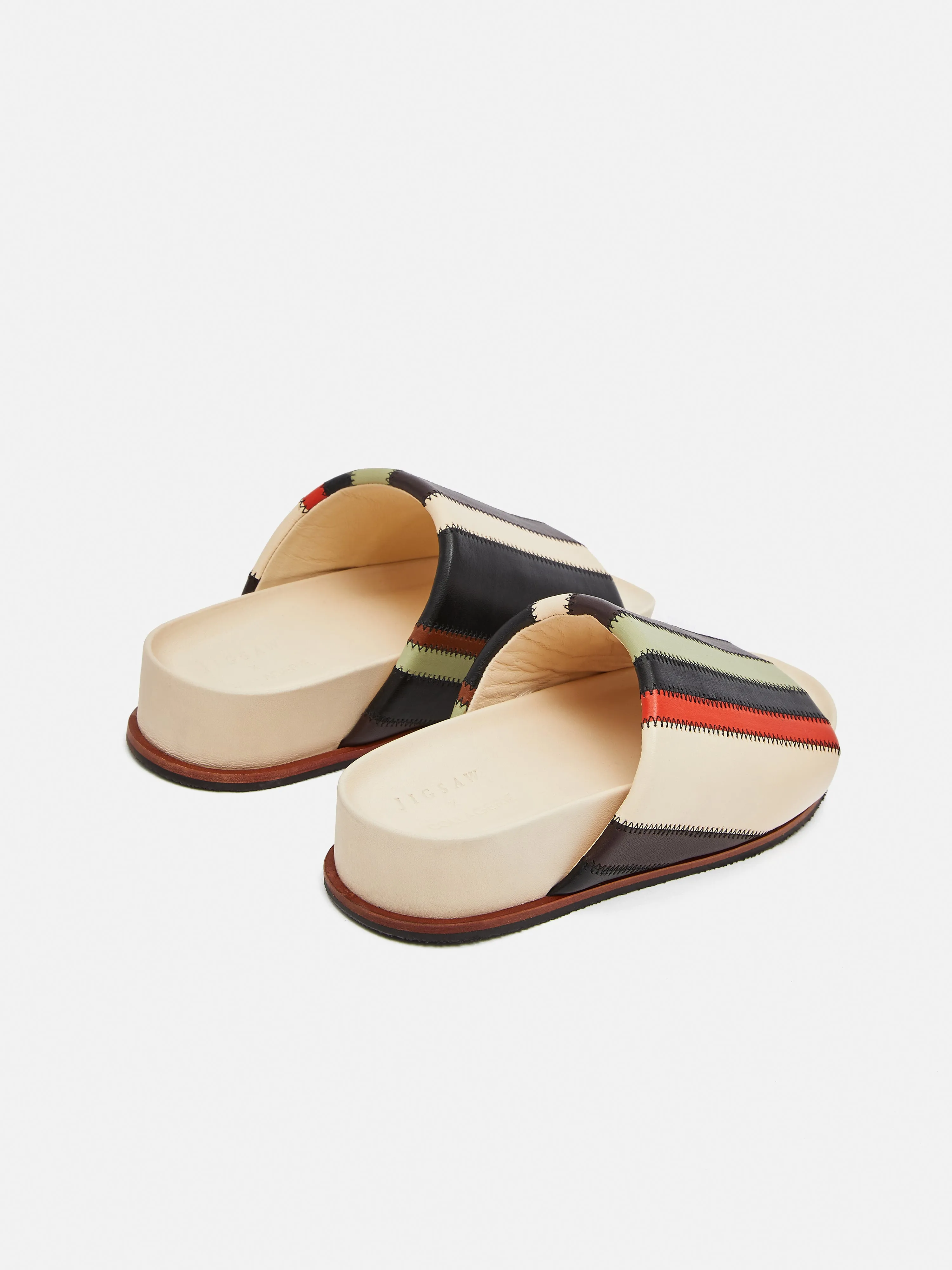 Collagerie Stripe Mule | Multi sold by Jigsaw product image thumbnail 5