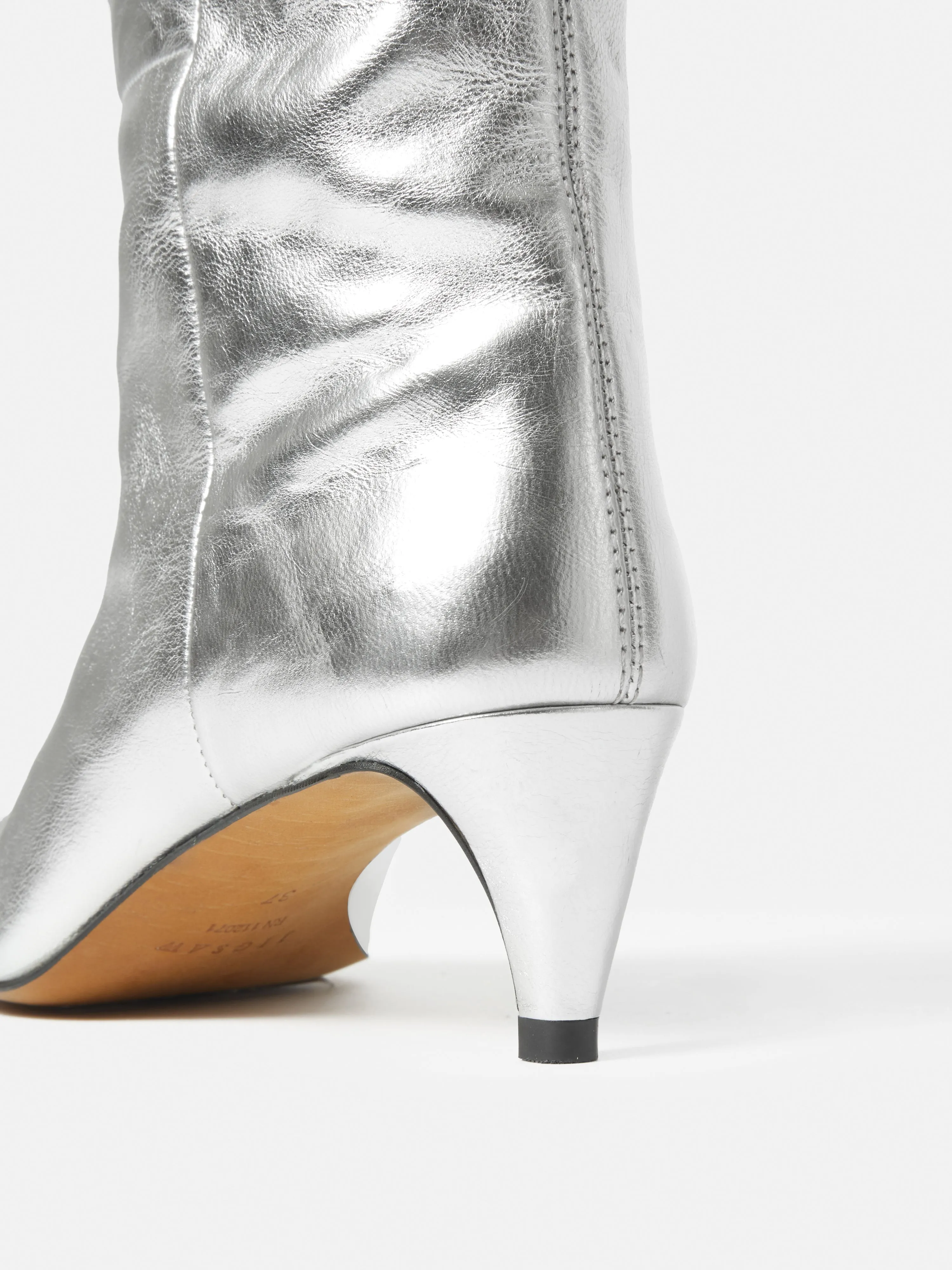 Bobby Knee High Boot | Silver sold by Jigsaw product image thumbnail 4