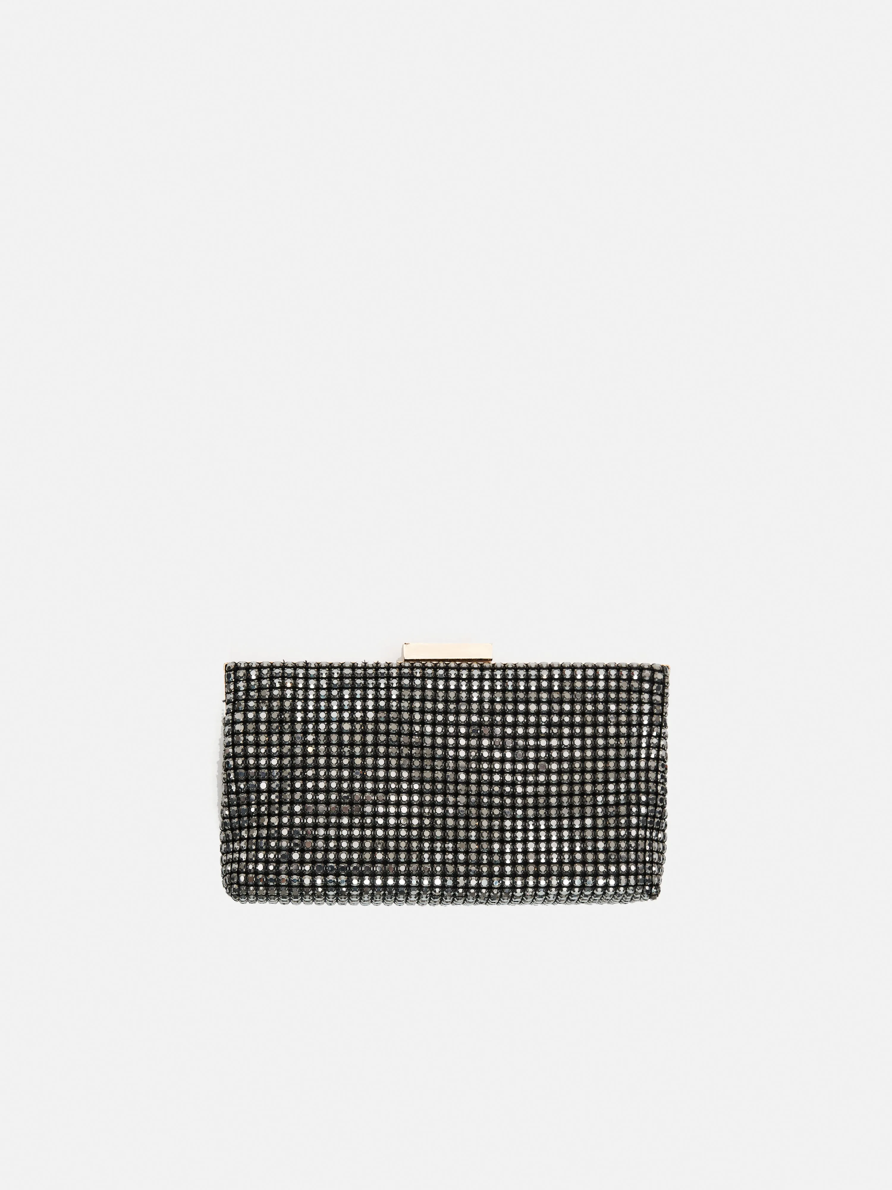 Crystal Frame Evening Bag | Black sold by Jigsaw