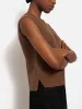 Cotton Blend Crew Tank | Toffee sold by Jigsaw