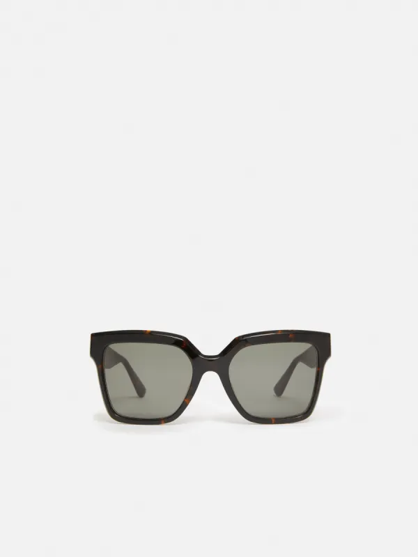 Maldon D-Frame Sunglasses | Tortoiseshell sold by Jigsaw