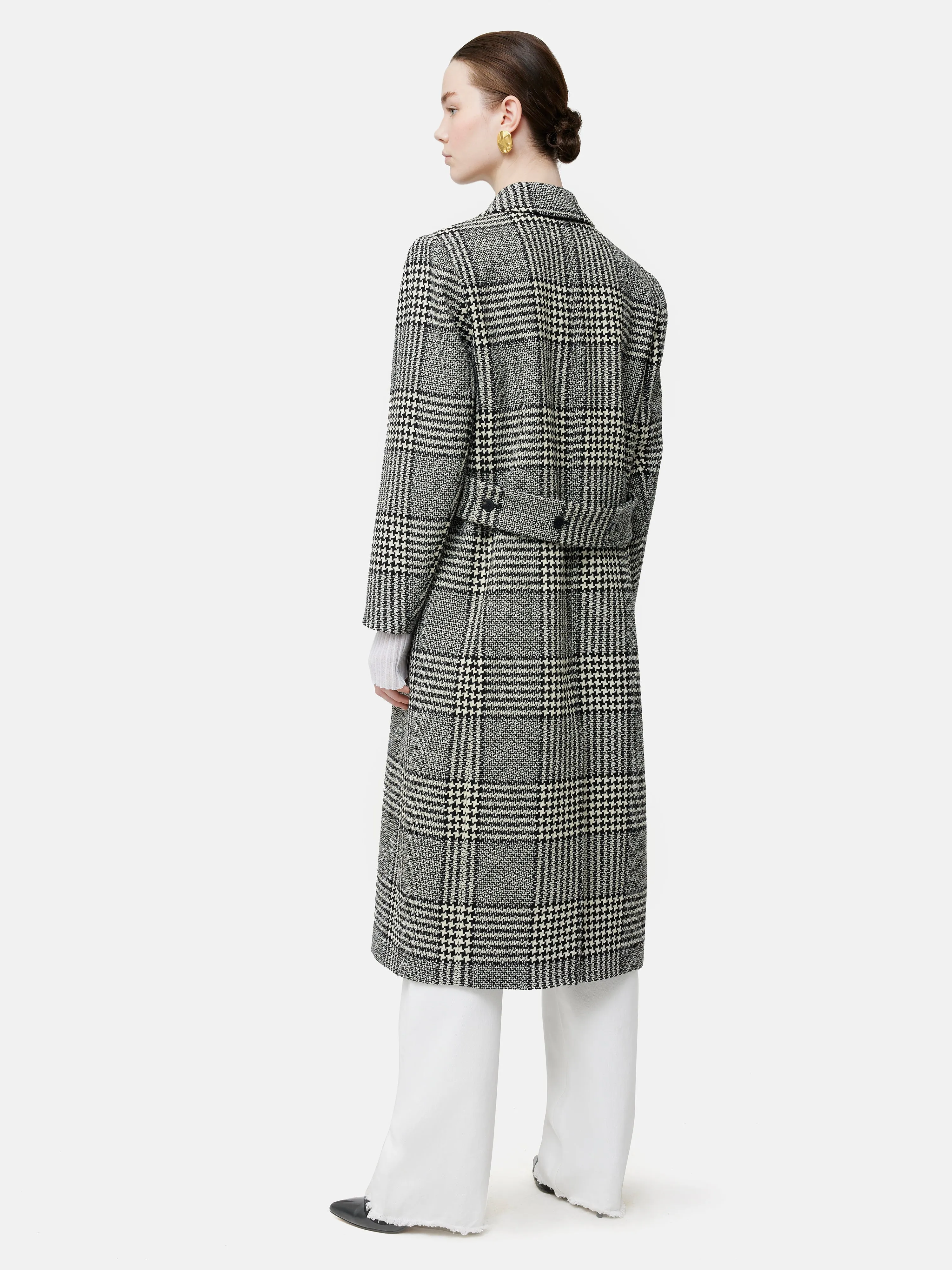 Italian Wool Belted Overcoat | Monochrome sold by Jigsaw product image thumbnail 5