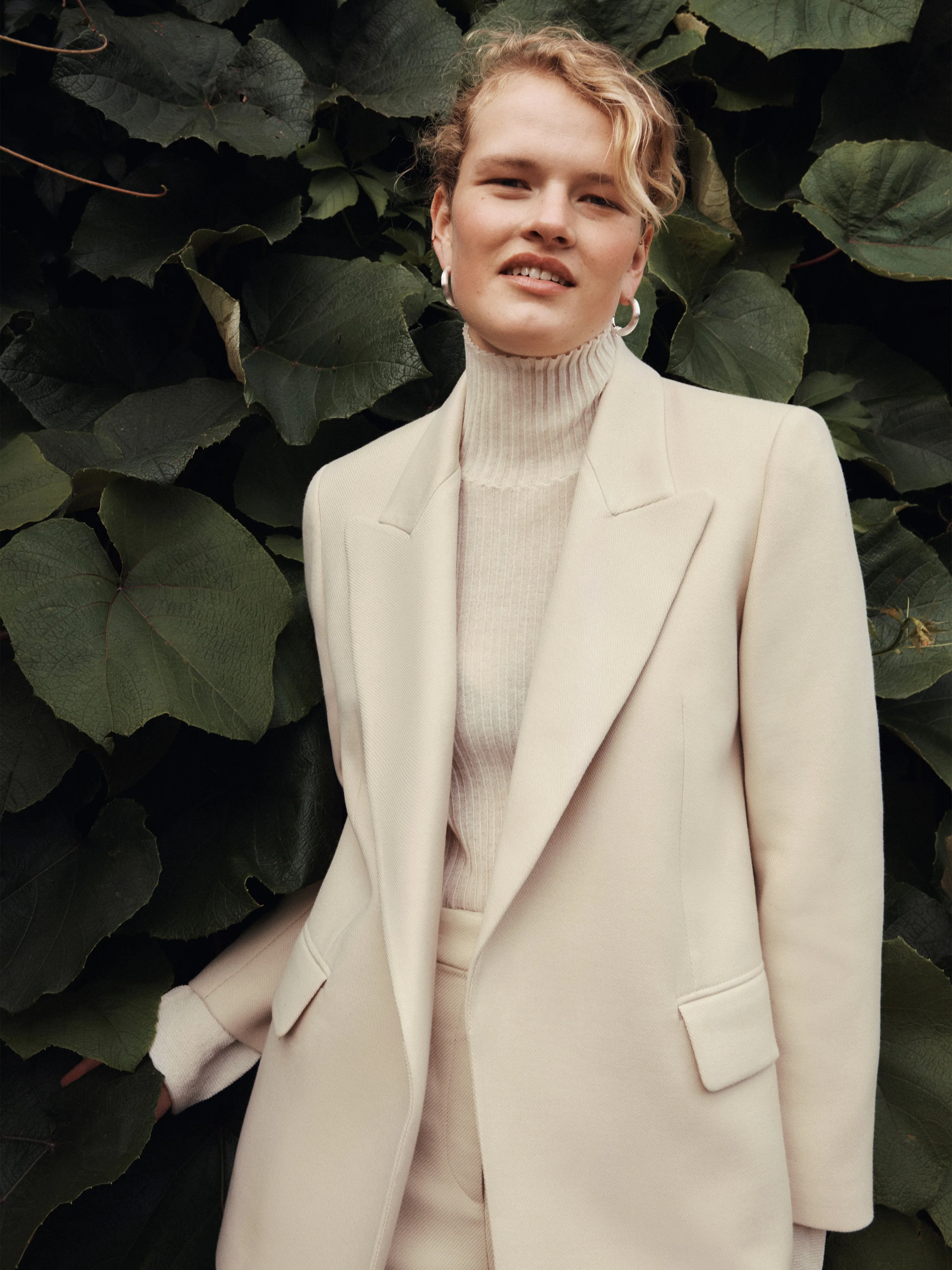 Wye Twill Blazer | Cream sold by Jigsaw product image thumbnail 3