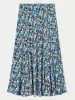 Carnation Midi Skirt | Blue sold by Jigsaw