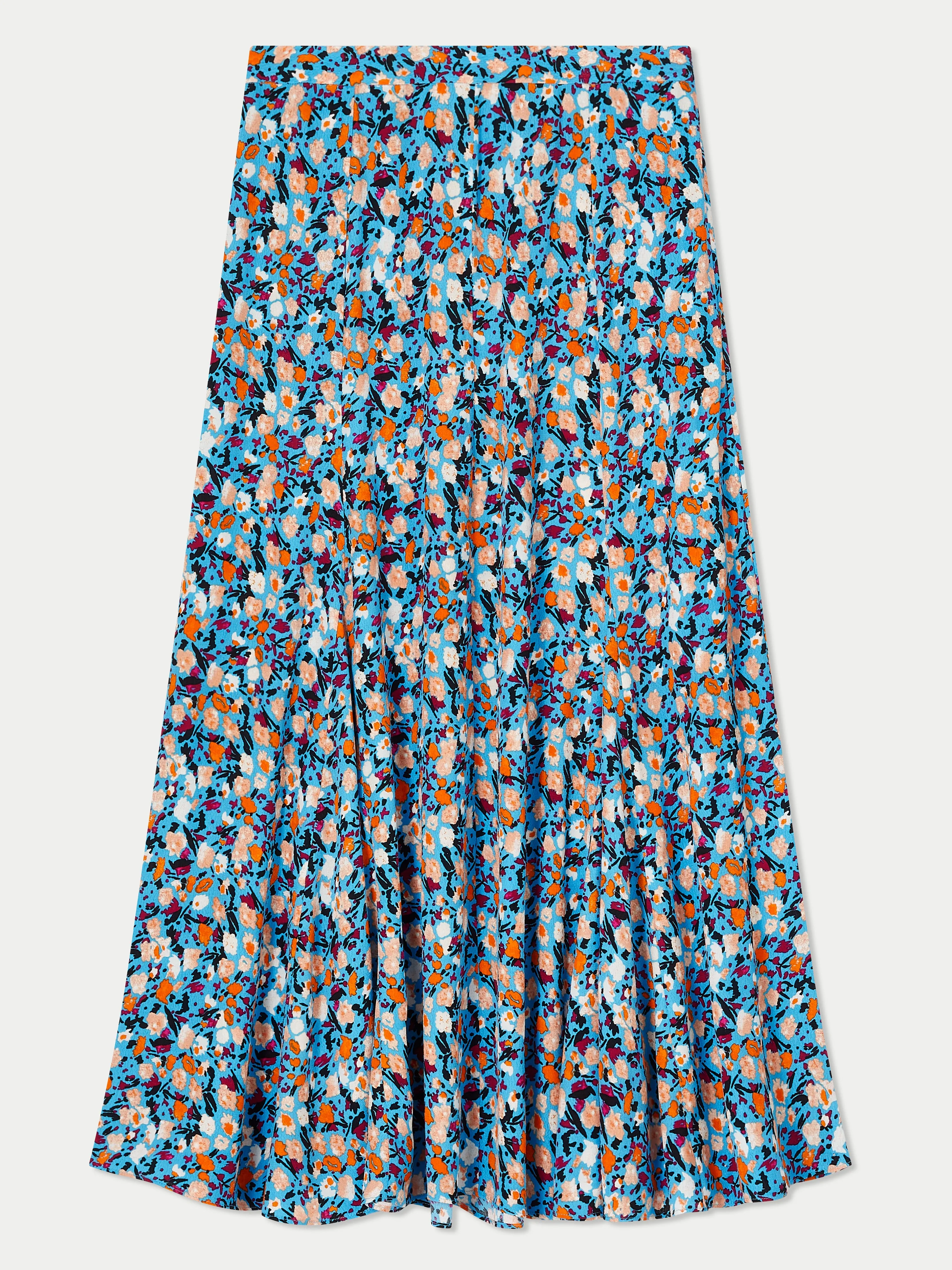 Carnation Midi Skirt | Blue sold by Jigsaw product image thumbnail 5