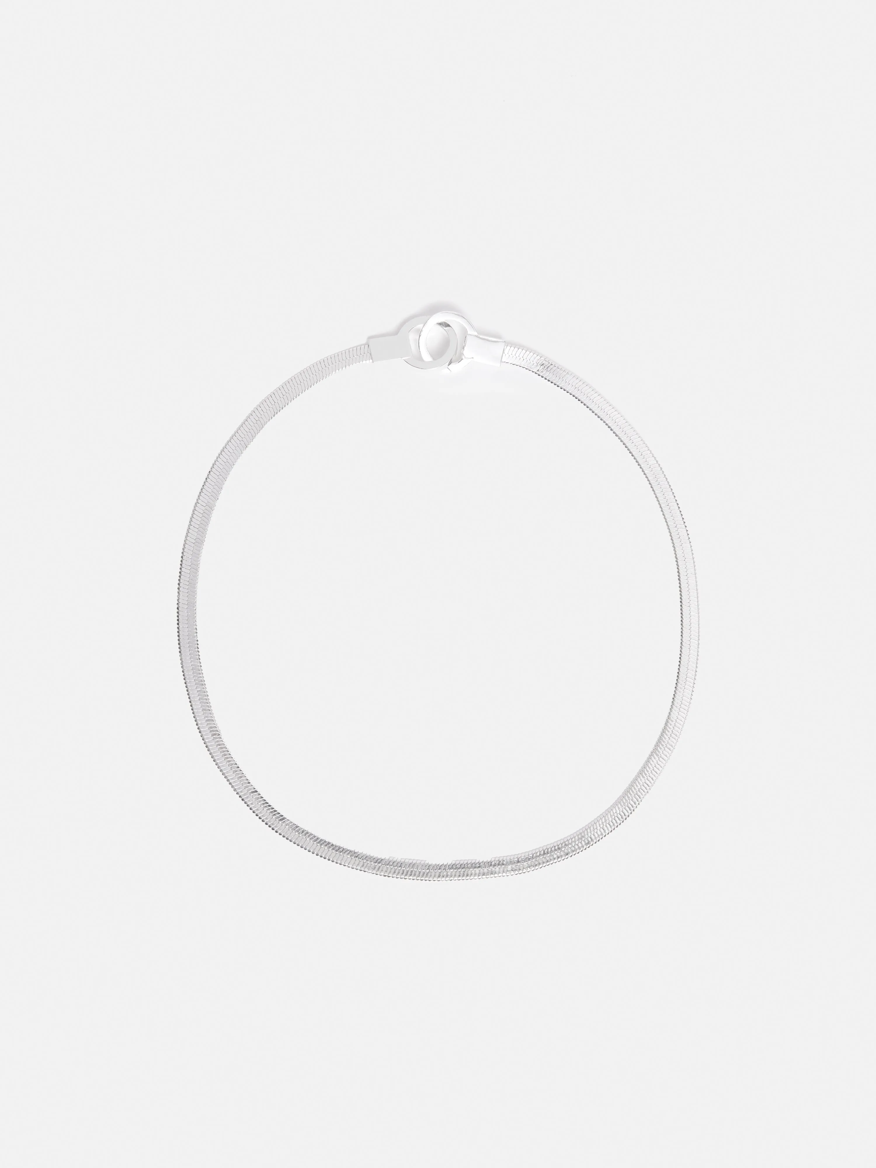 Chunky Snake Chain Necklace | Silver sold by Jigsaw