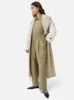 Linen Zip Front Jumpsuit | Khaki sold by Jigsaw