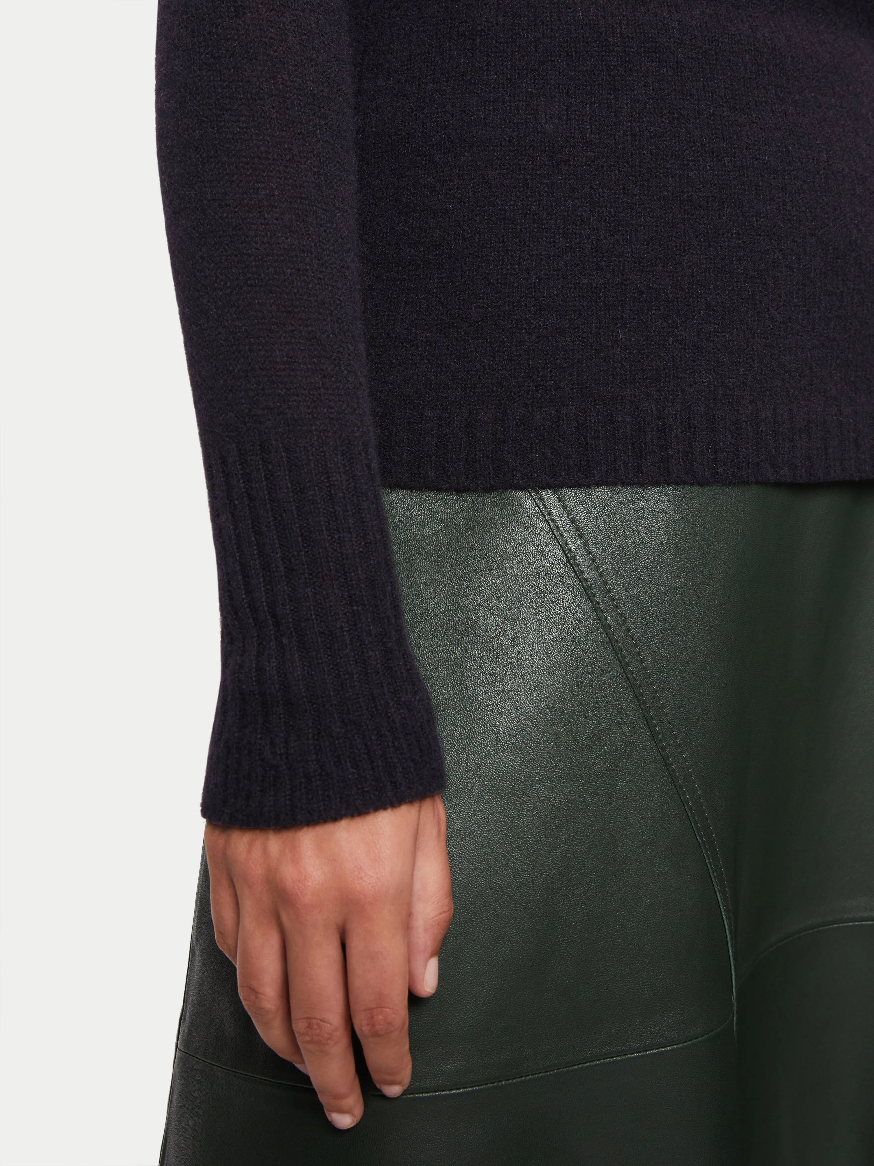 Cloud Cashmere Crew Jumper | Black sold by Jigsaw product image thumbnail 3