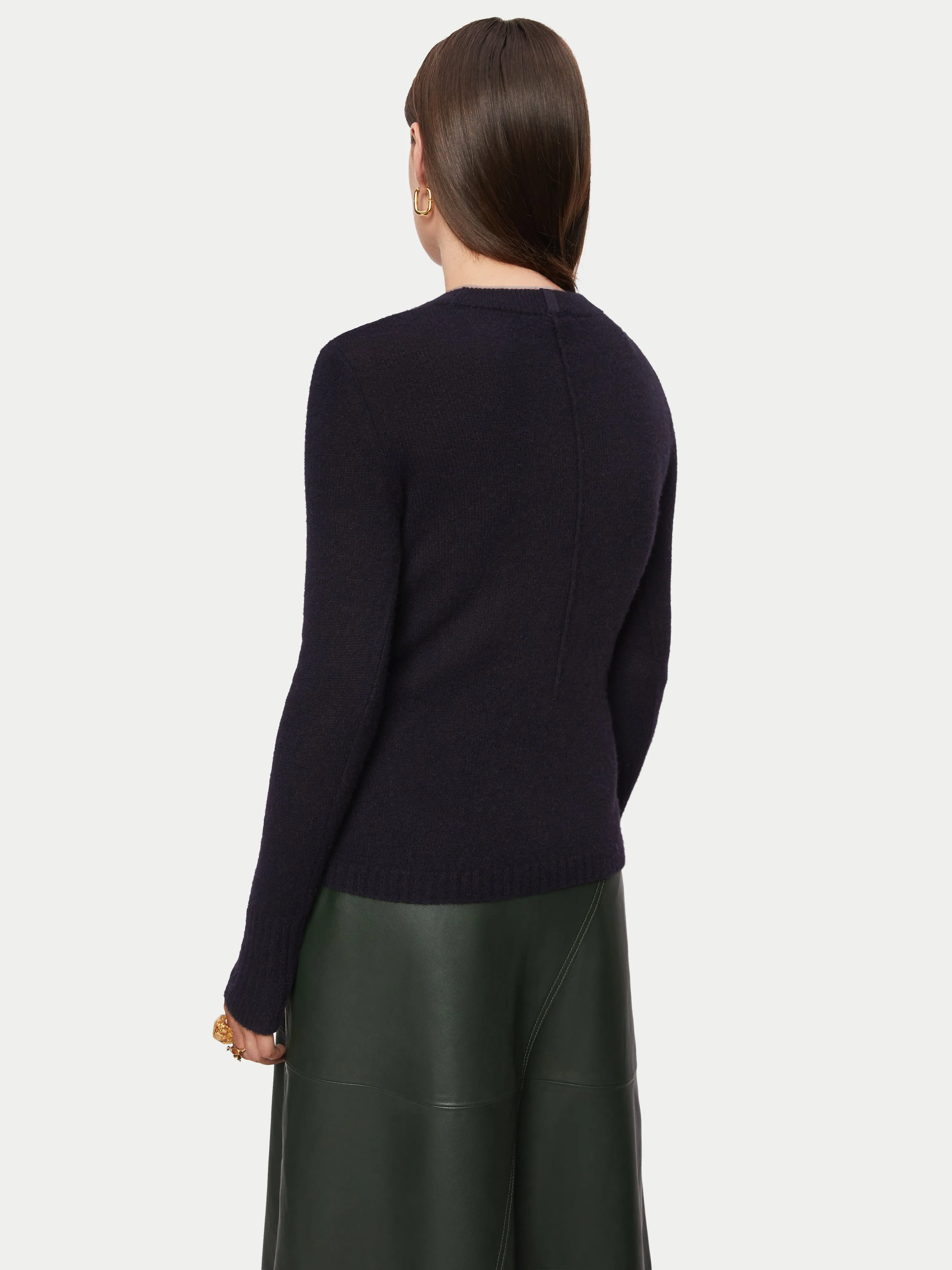 Cloud Cashmere Crew Jumper | Black sold by Jigsaw product image thumbnail 4