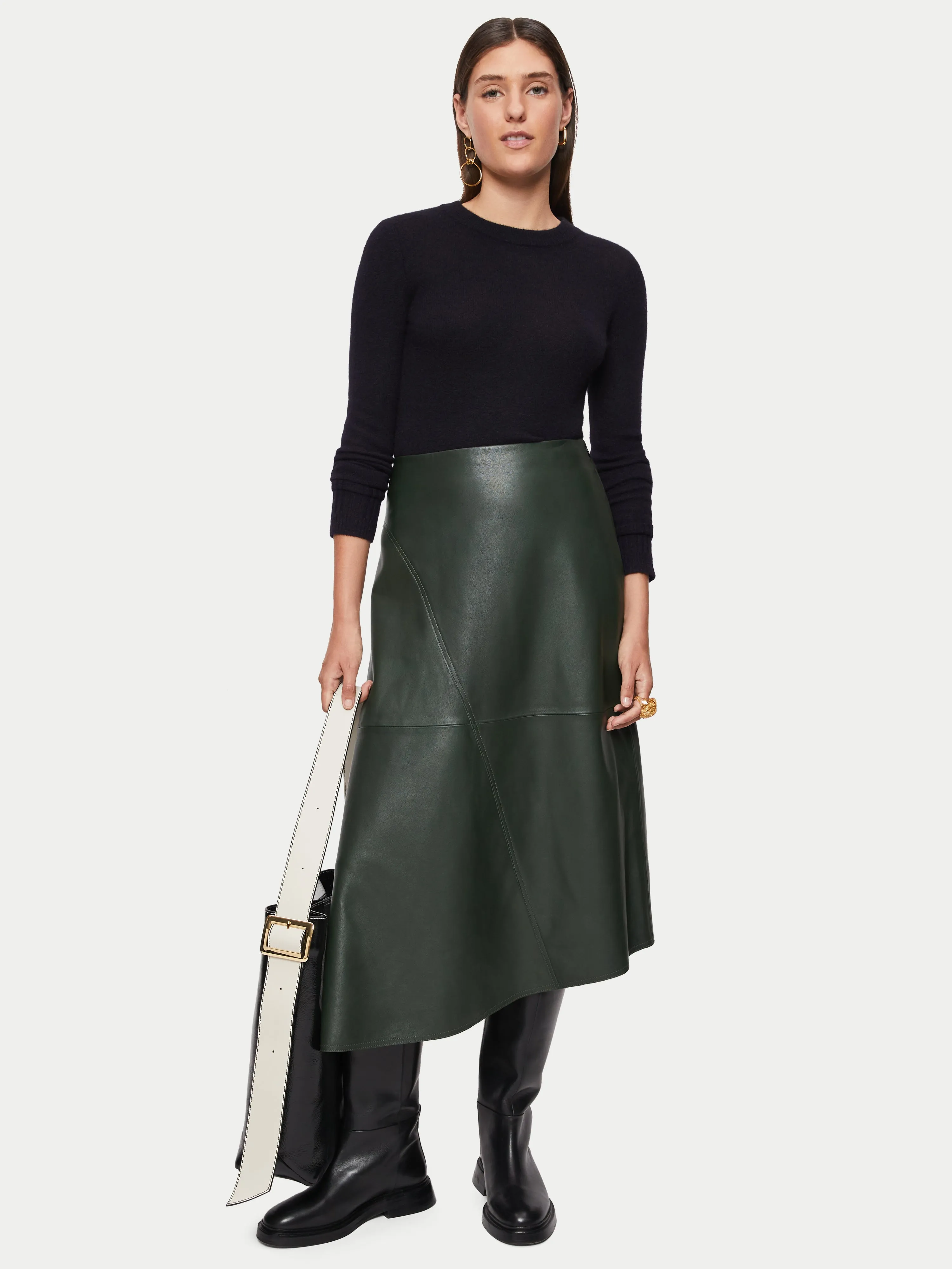 Cloud Cashmere Crew Jumper | Black sold by Jigsaw product image thumbnail 2