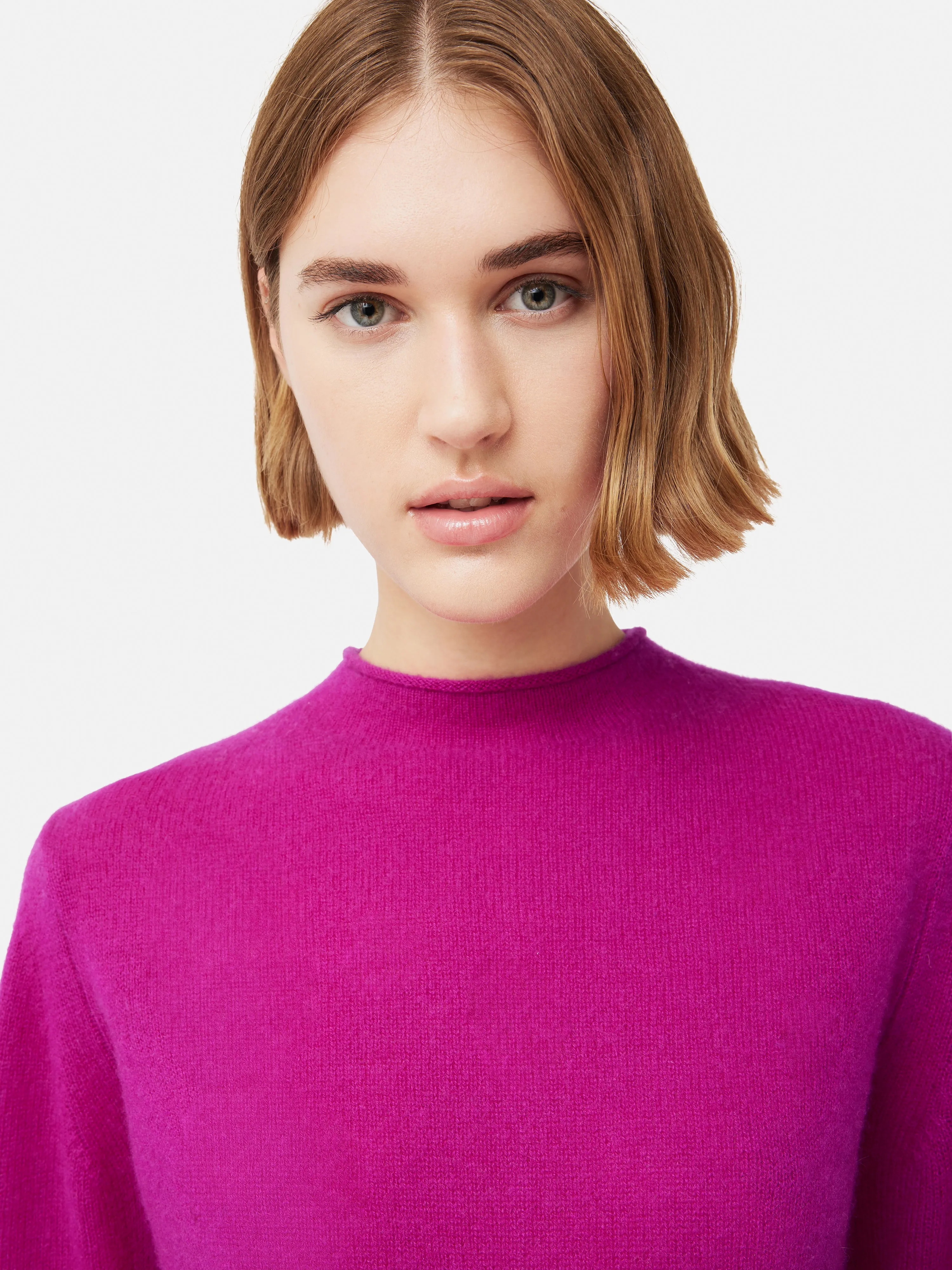 Cloud Cashmere Eldon Jumper | Pink sold by Jigsaw product image thumbnail 2