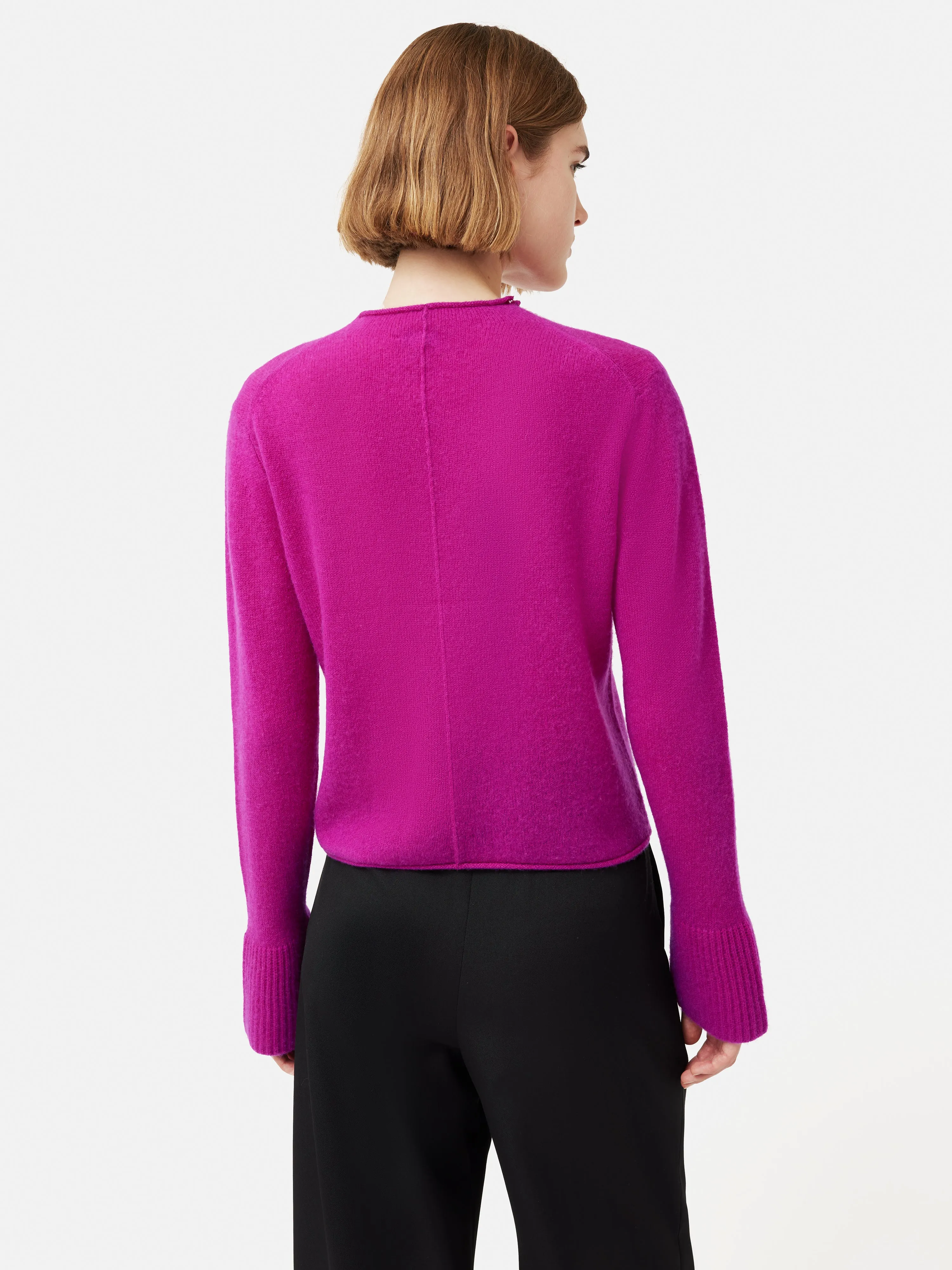 Cloud Cashmere Eldon Jumper | Pink sold by Jigsaw product image thumbnail 4