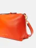 Ava Pebble Leather Crossbody | Orange sold by Jigsaw