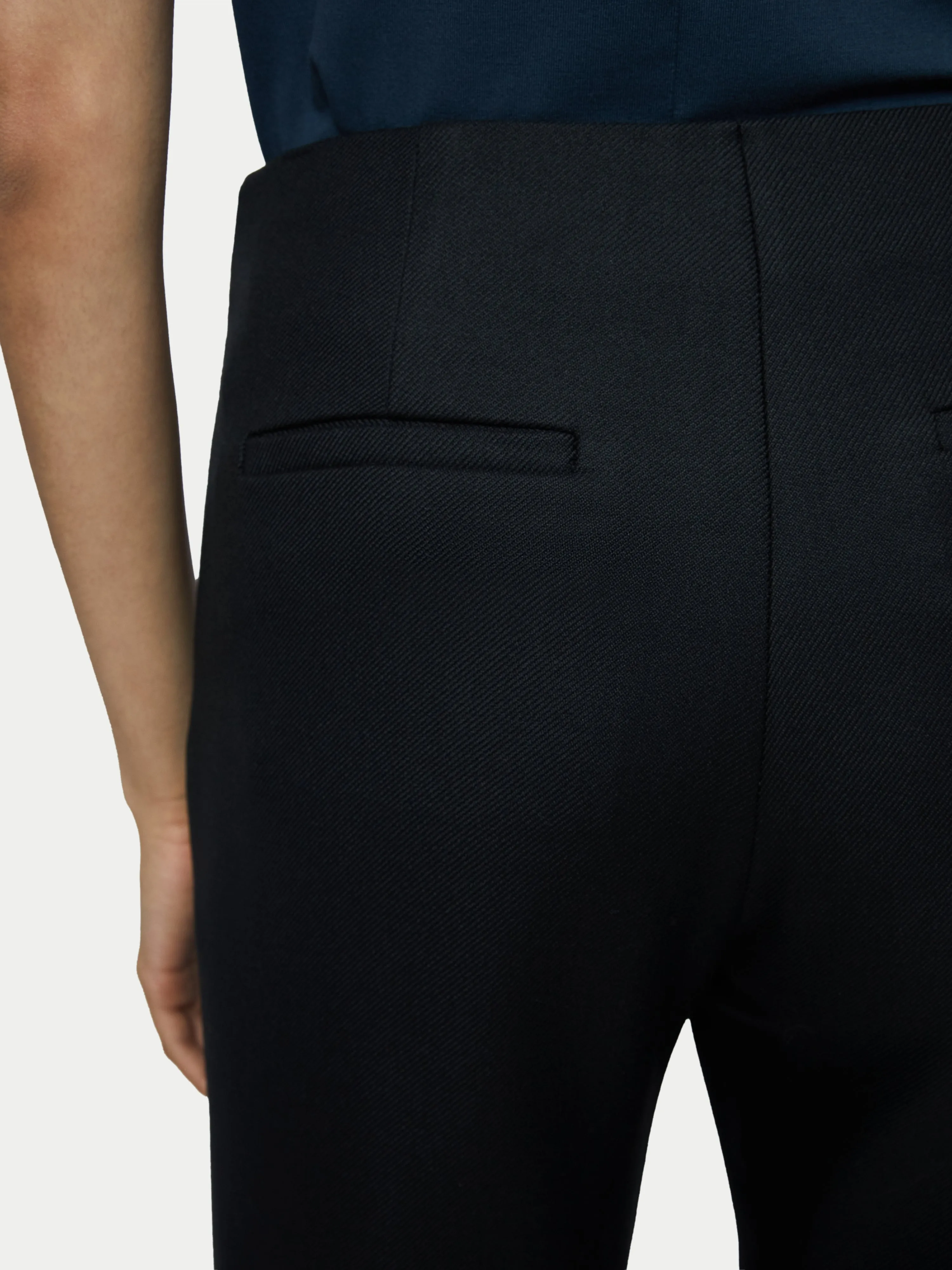 Blake Wool Twill Trouser | Black sold by Jigsaw product image thumbnail 2
