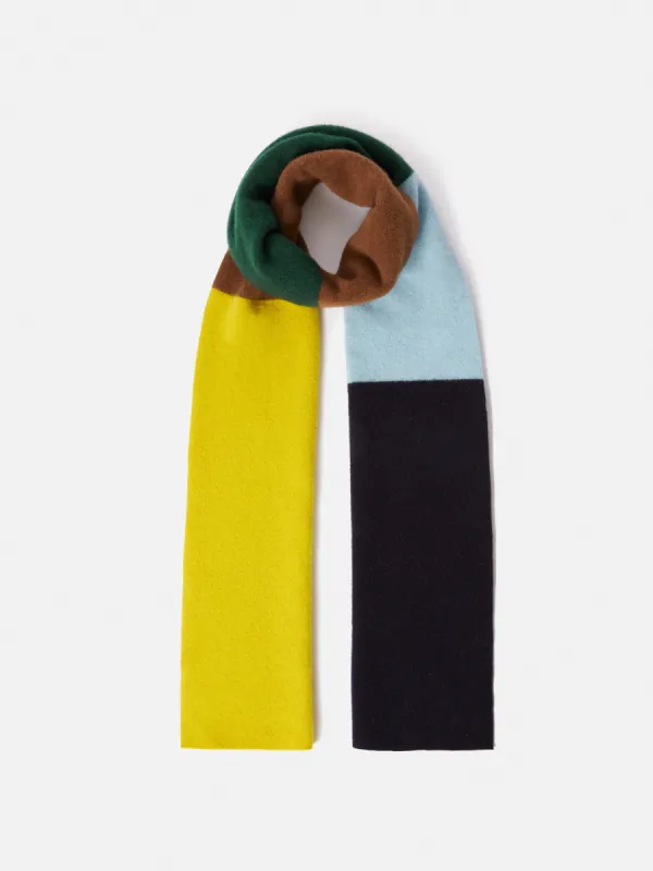 Felted Lambswool Scarf | Yellow sold by Jigsaw