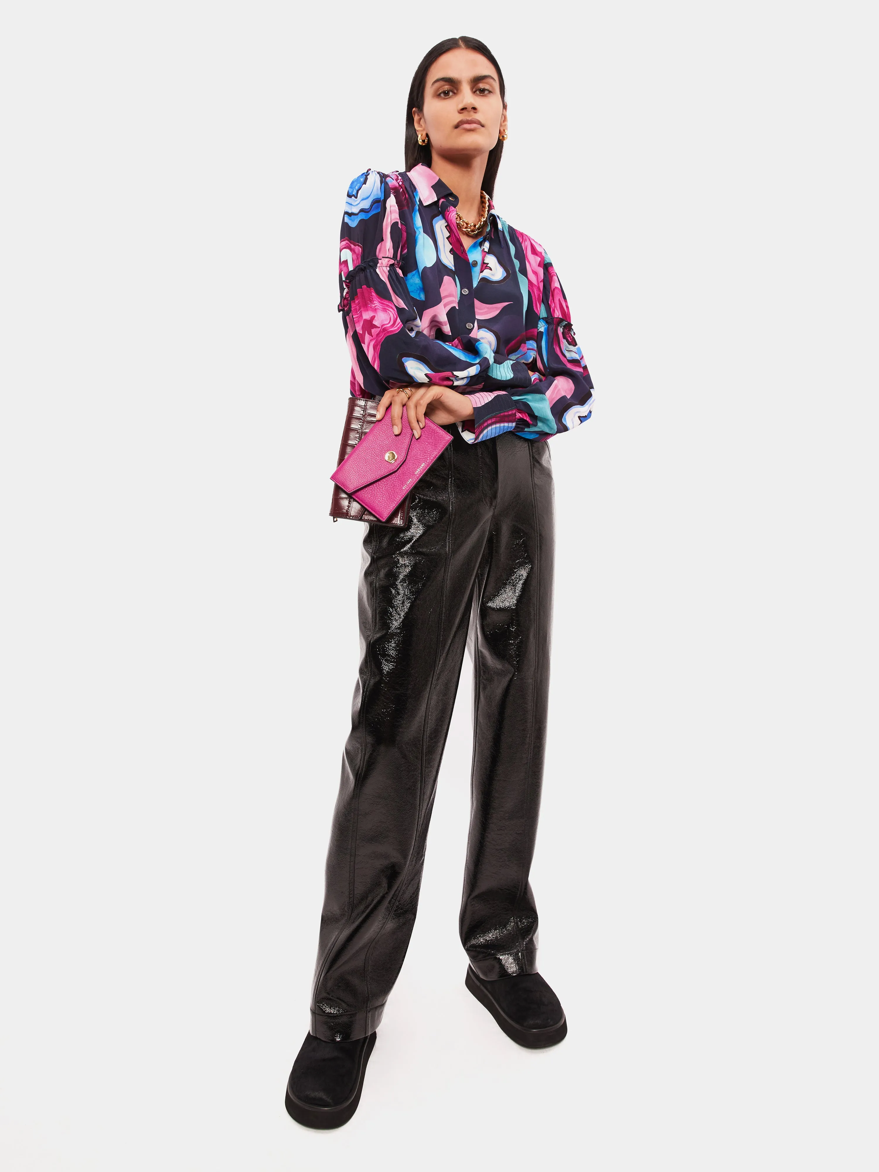 Agate Gem Shirt | Pink sold by Jigsaw product image thumbnail 3