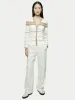 Linen Cotton Stripe Cardigan | Ivory sold by Jigsaw