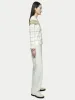 Linen Cotton Stripe Cardigan | Ivory sold by Jigsaw