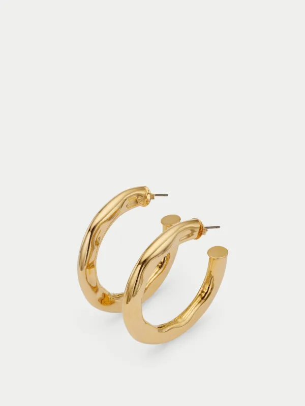 Callie XI Hoop Earrings | Gold sold by Jigsaw