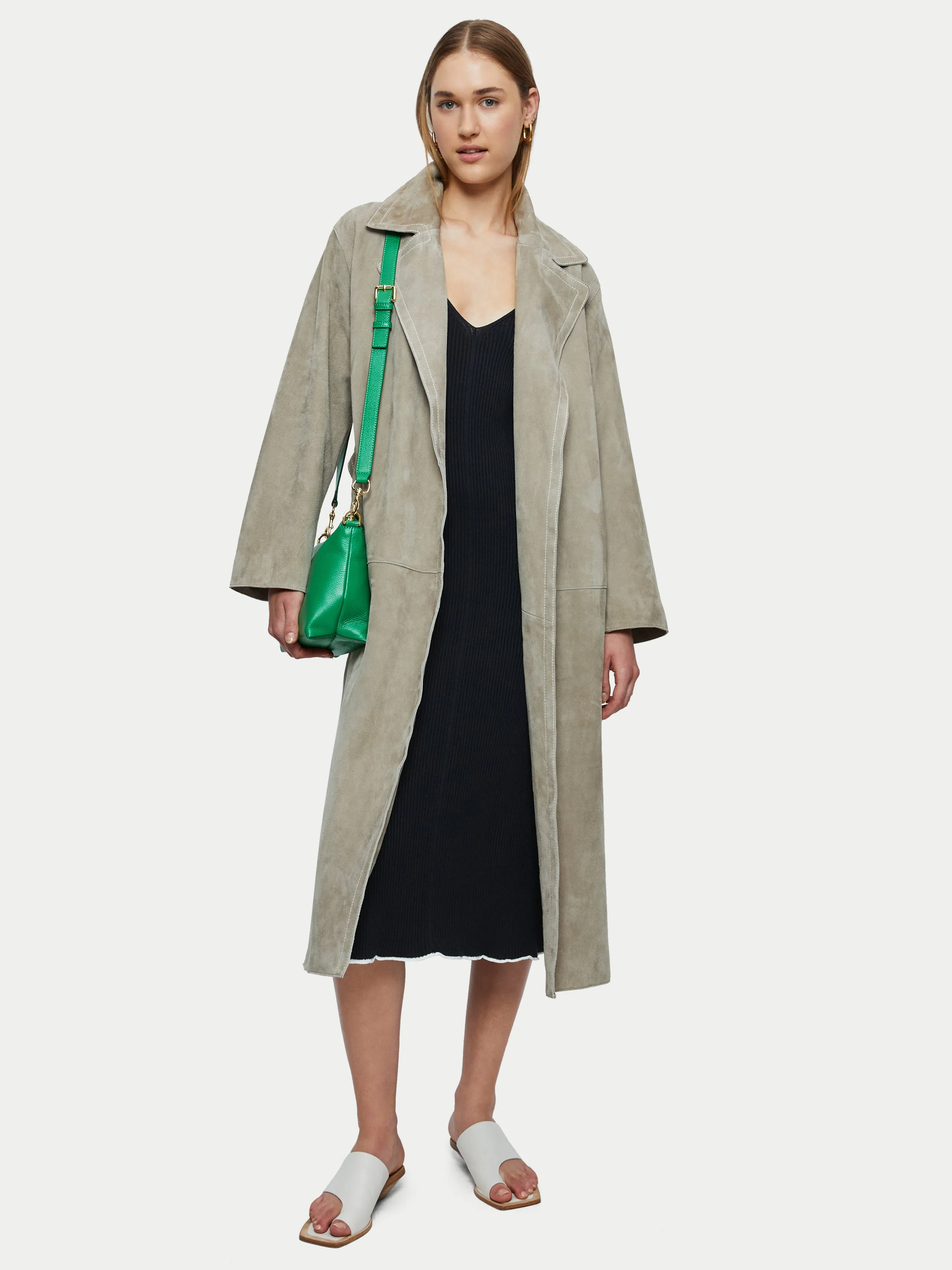 Cotton Plisse Dress | Dark Navy sold by Jigsaw product image thumbnail 2