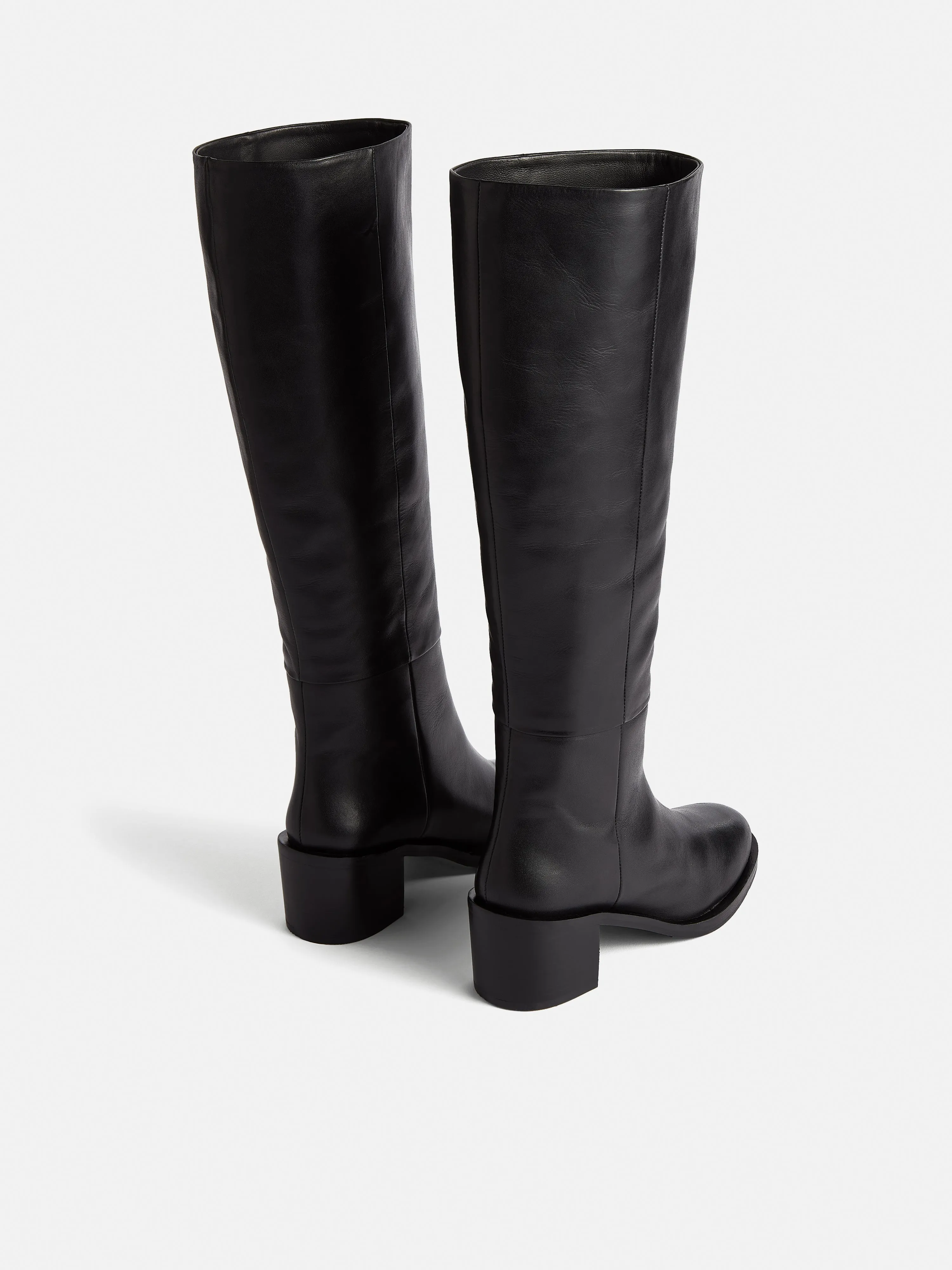 Talley Knee High Leather Boot | Black sold by Jigsaw product image thumbnail 4