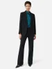 Fluid Twill Knox Blazer | Black sold by Jigsaw