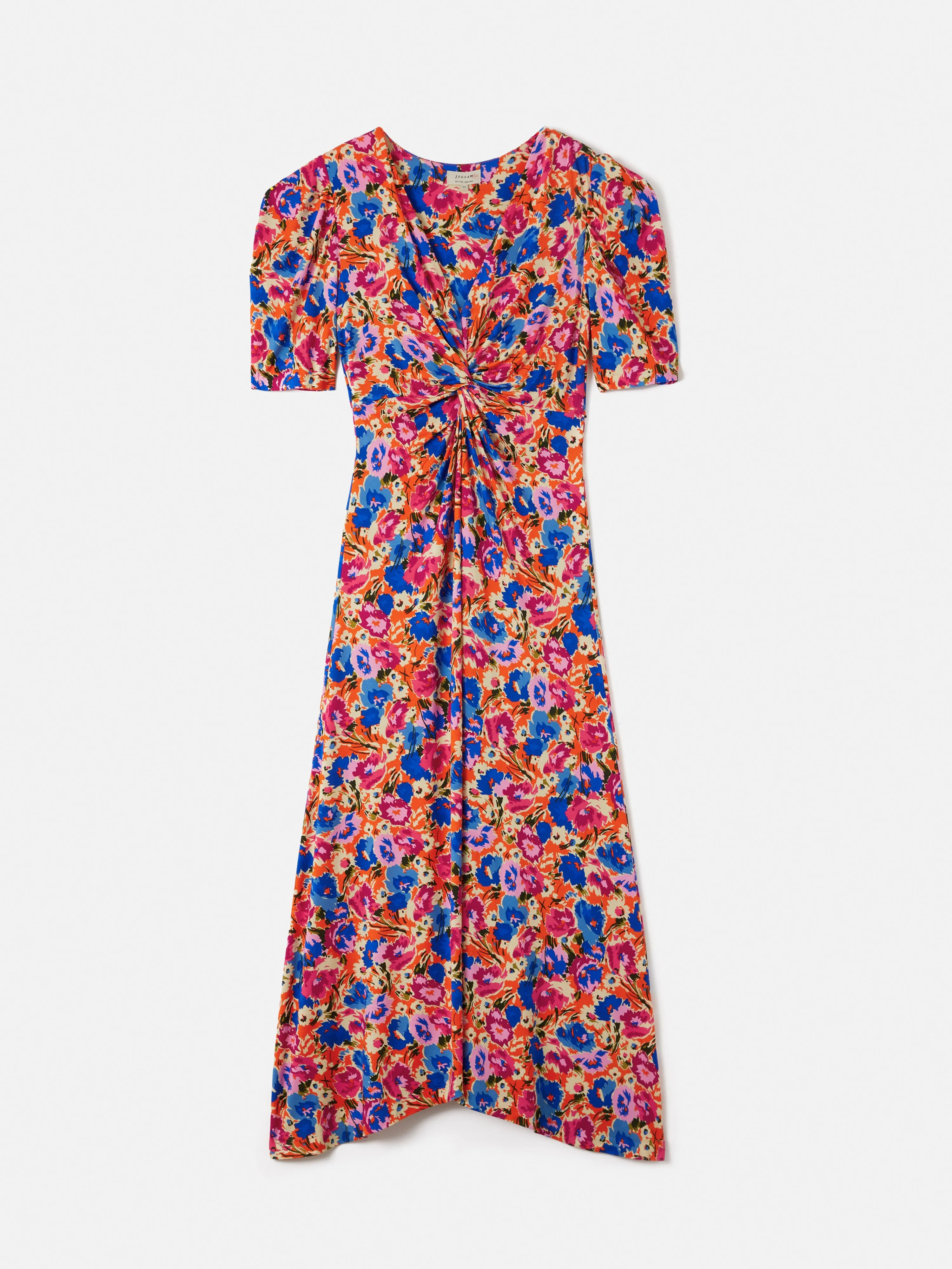 Abstract Meadow Jersey Dress | Multi sold by Jigsaw product image thumbnail 5