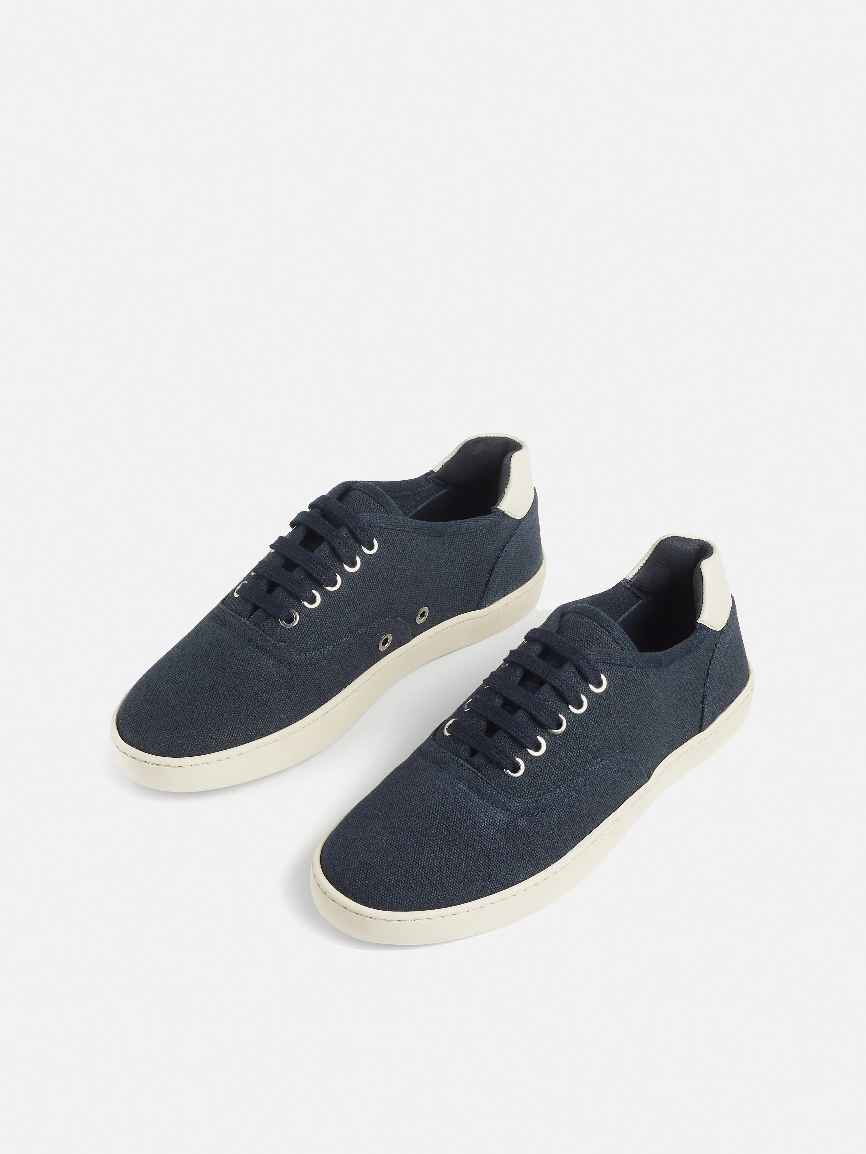 Margate Canvas Plimsoll | Midnight sold by Jigsaw product image thumbnail 2