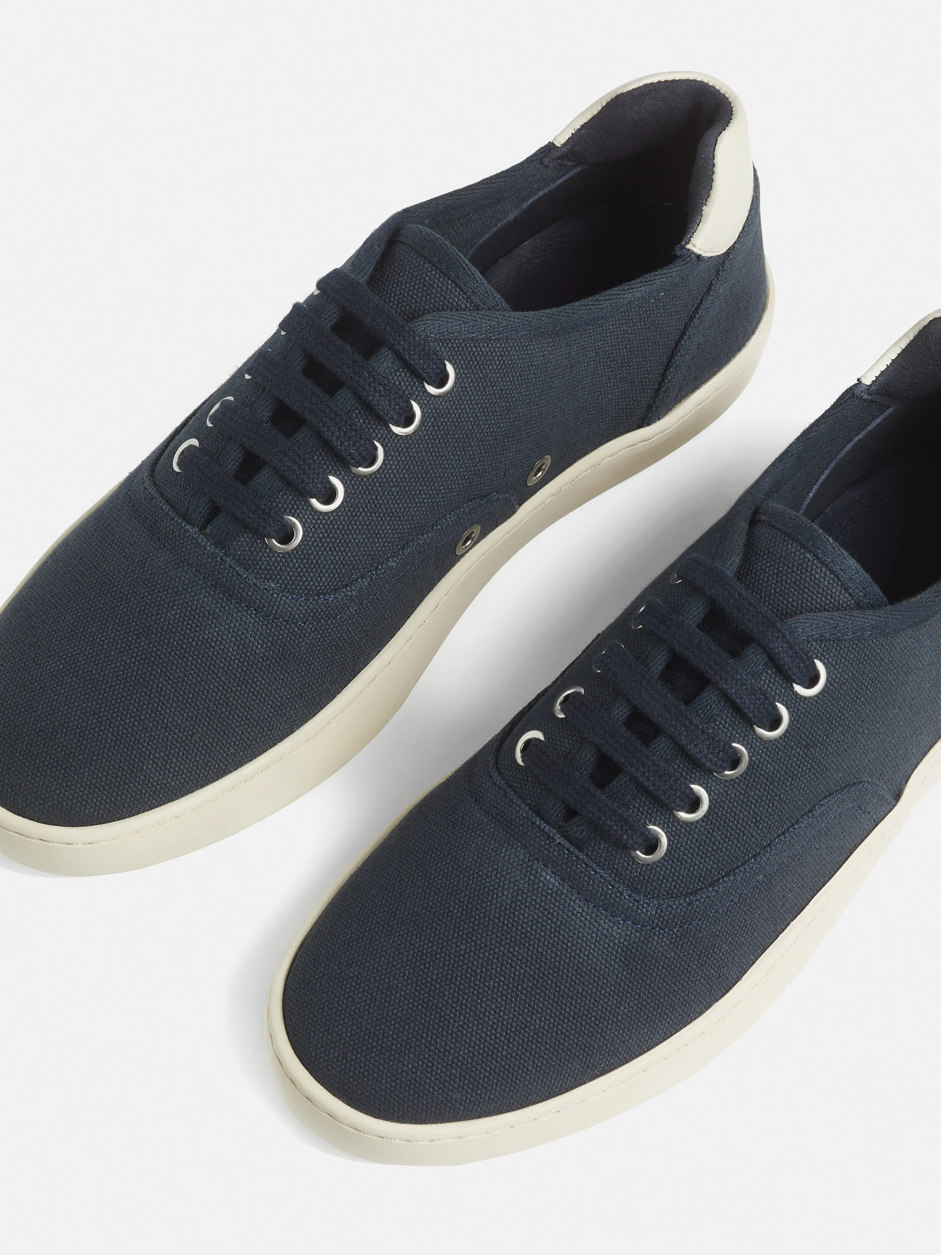 Margate Canvas Plimsoll | Midnight sold by Jigsaw product image thumbnail 4