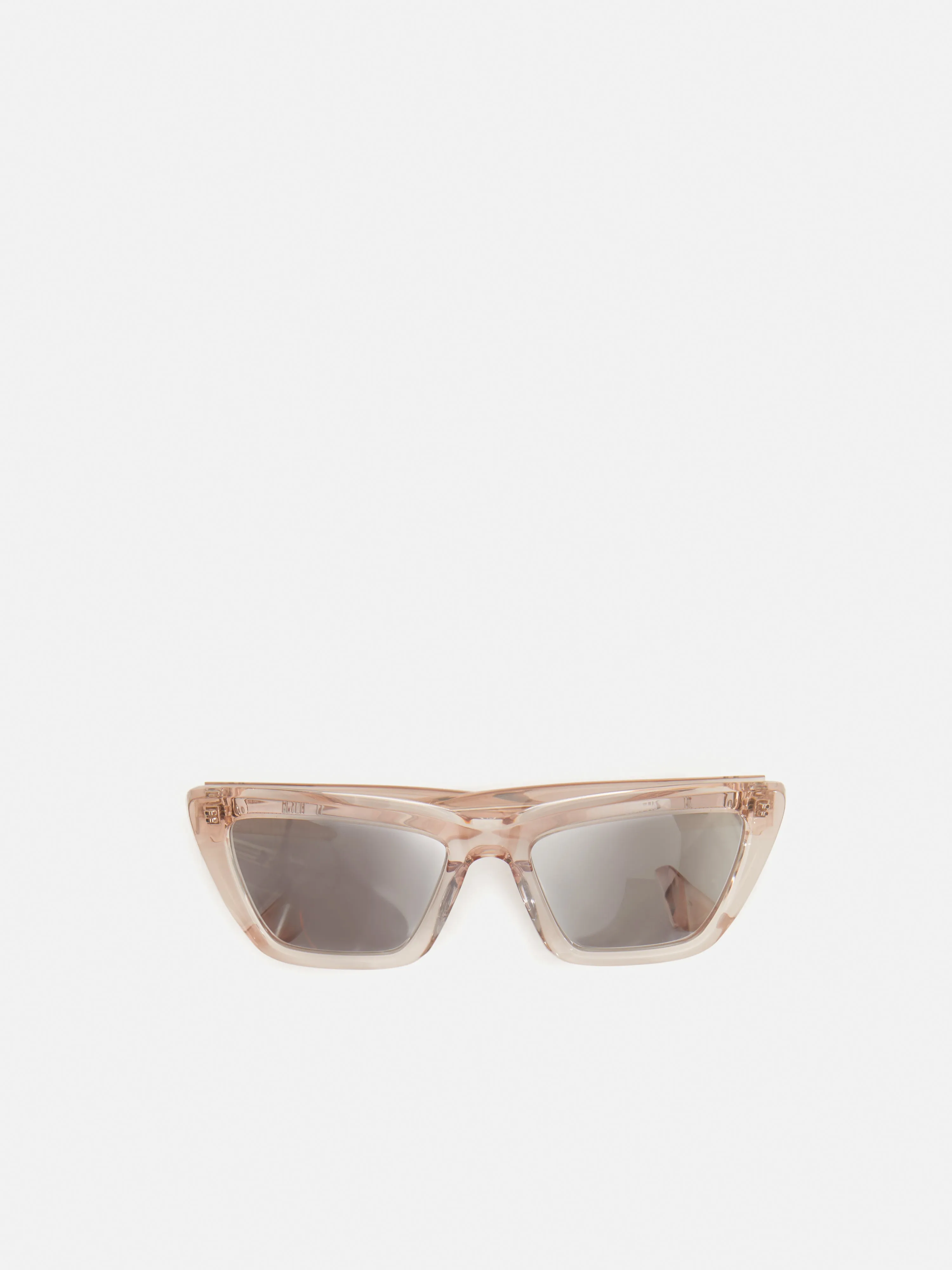 Shere Angled Cats Eye Sunglasses | Peach sold by Jigsaw product image thumbnail 4