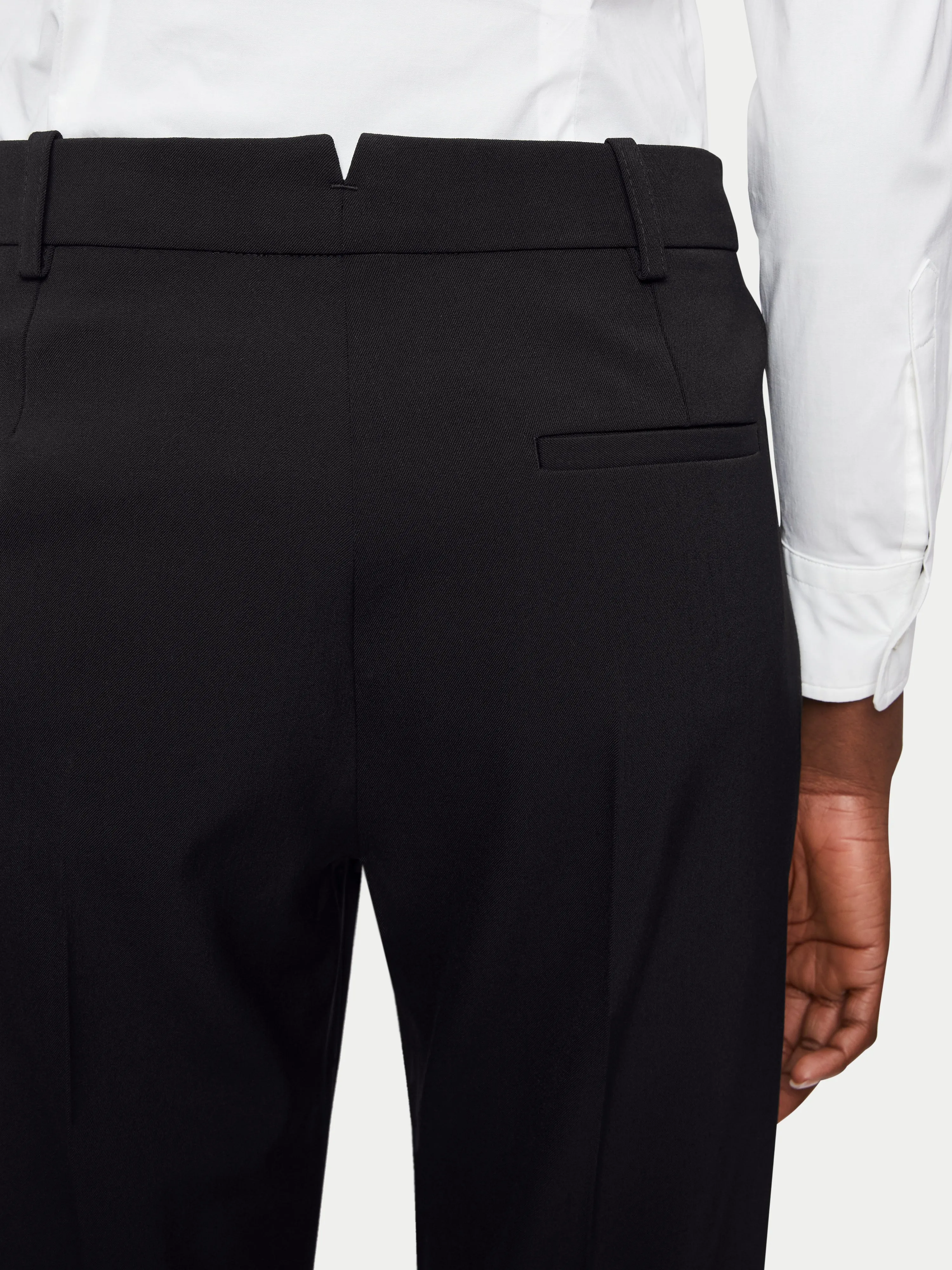 Paris Split Hem Trouser | Black sold by Jigsaw product image thumbnail 4