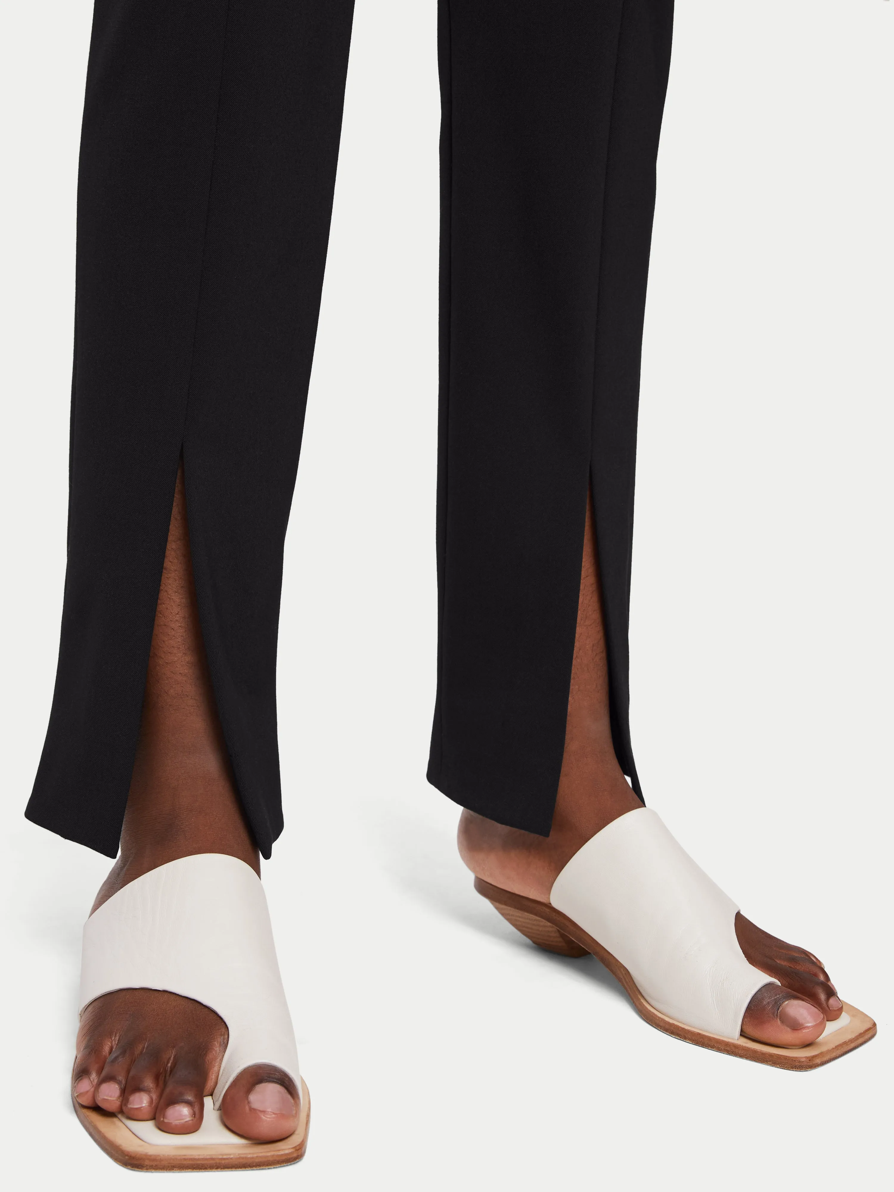 Paris Split Hem Trouser | Black sold by Jigsaw product image thumbnail 3