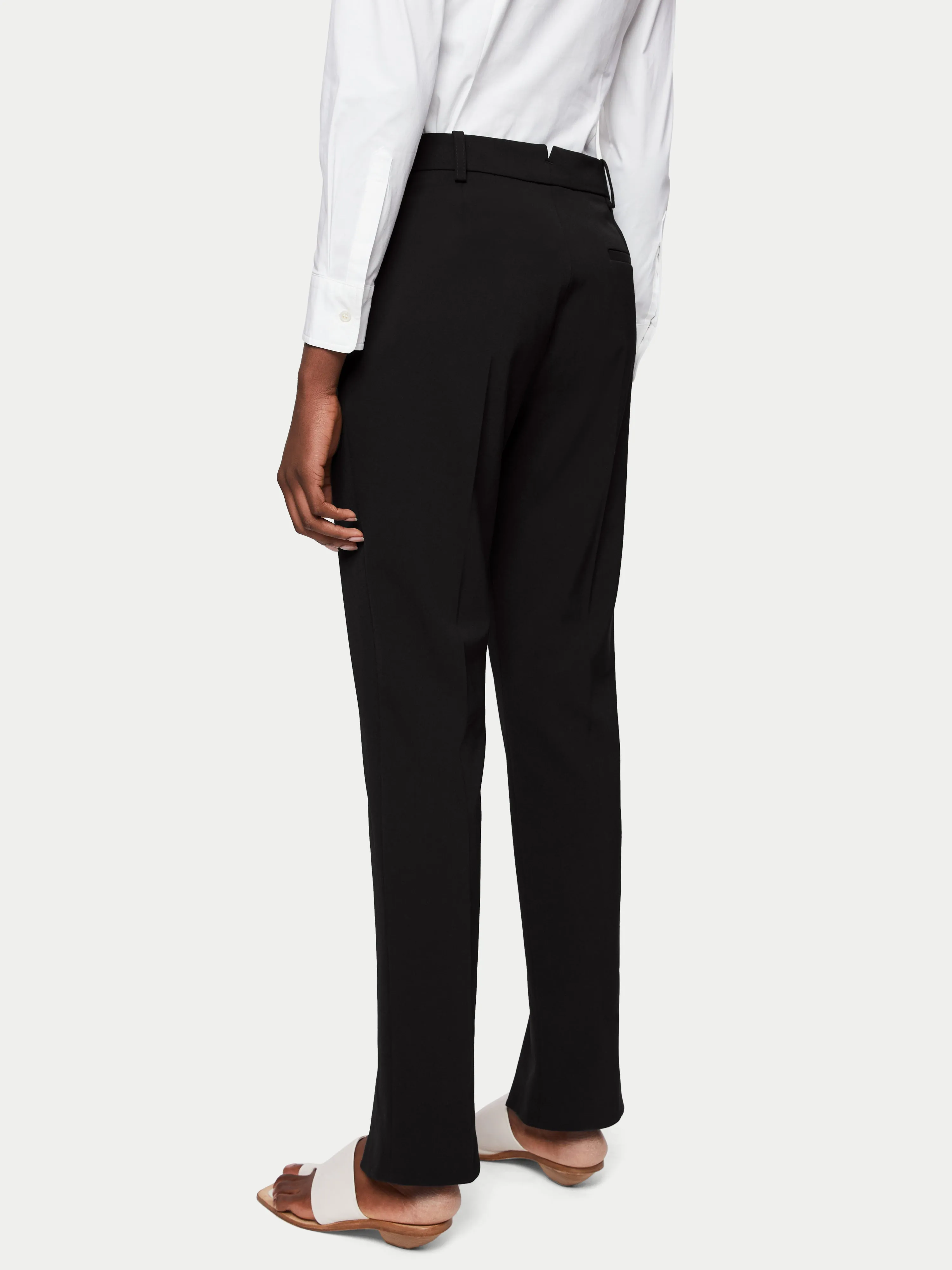 Paris Split Hem Trouser | Black sold by Jigsaw product image thumbnail 5