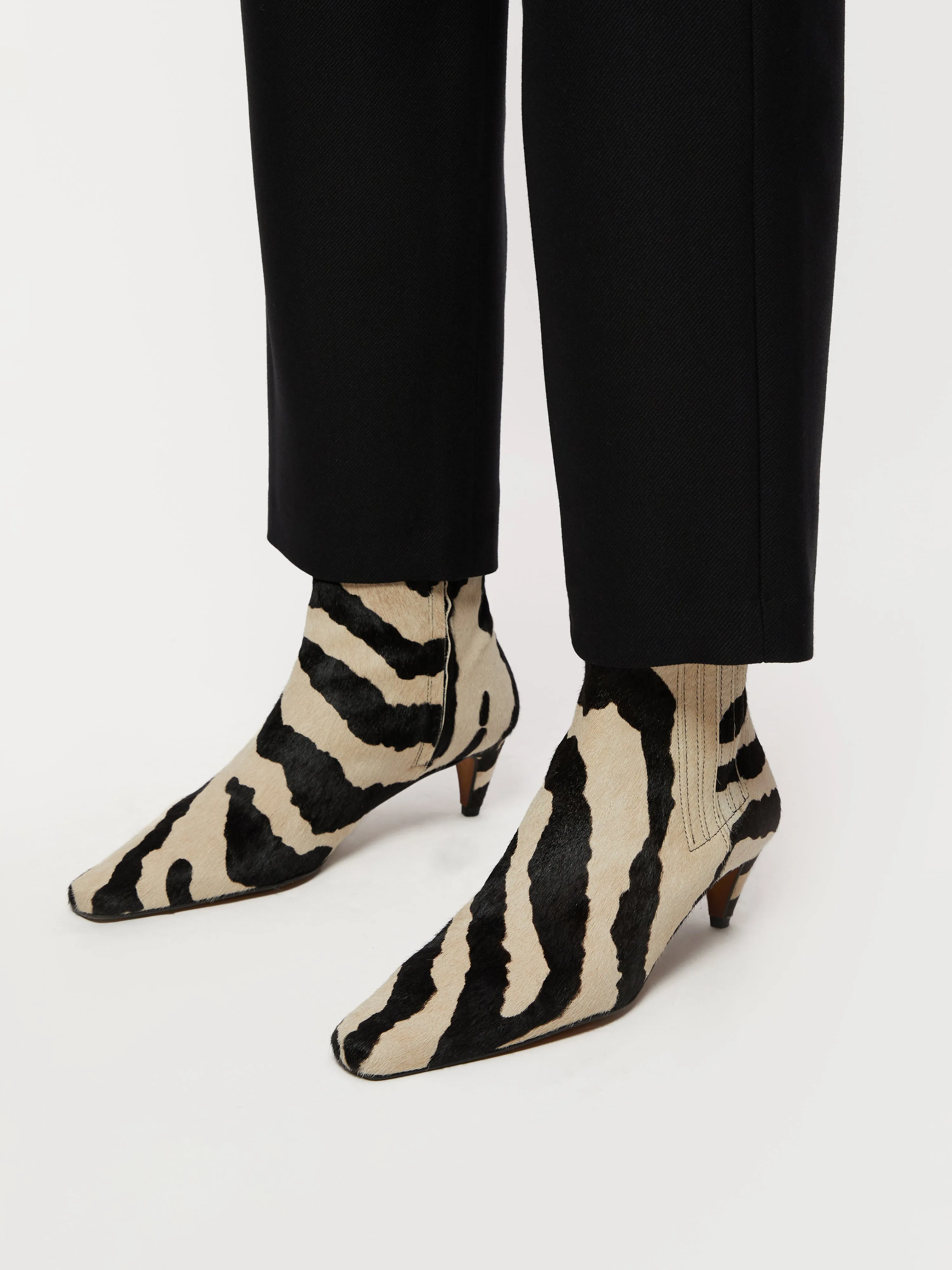 Olivia Heeled Ankle Boot | Zebra sold by Jigsaw product image thumbnail 5