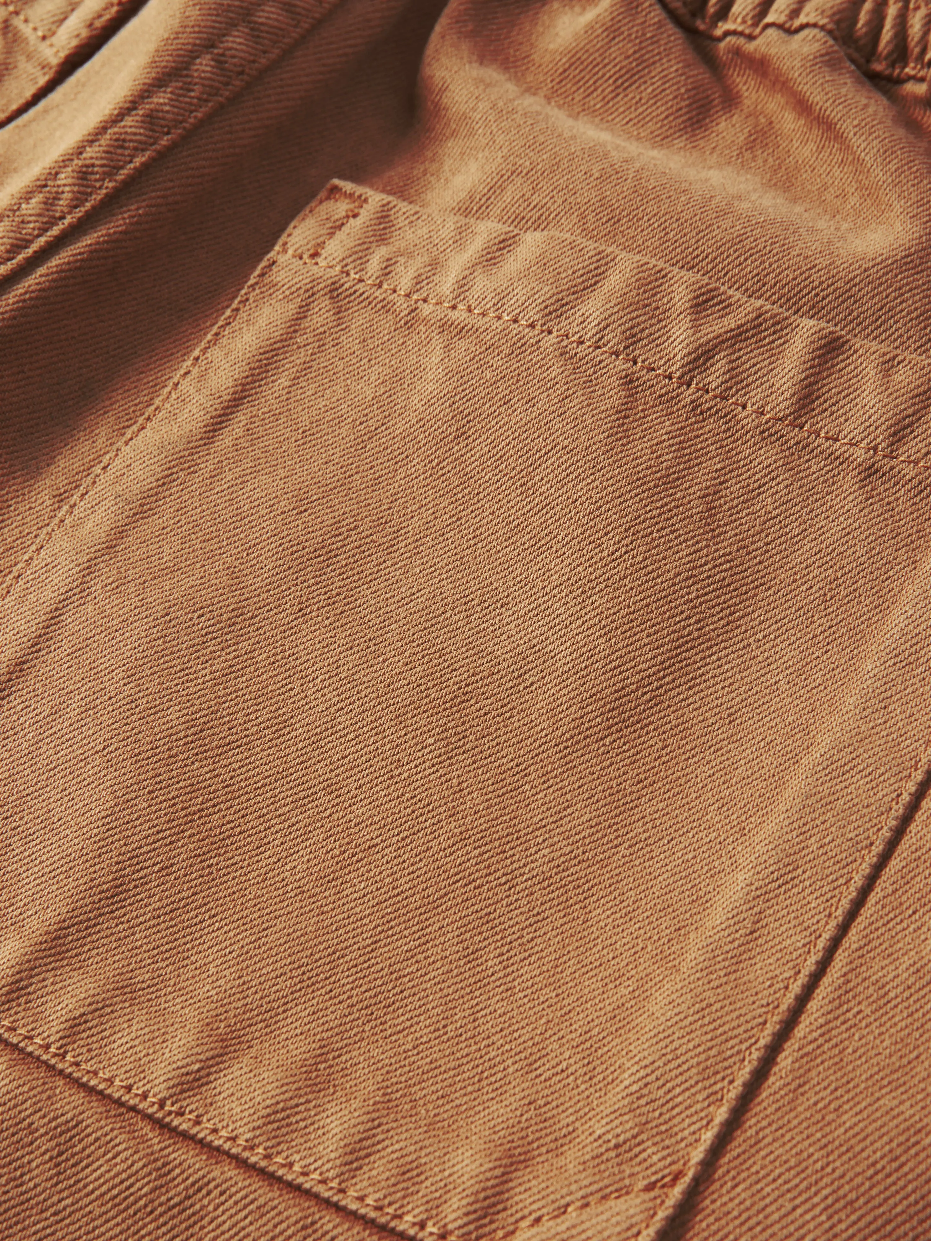 Denim Patch Pocket Shorts | Tan sold by Jigsaw product image thumbnail 5