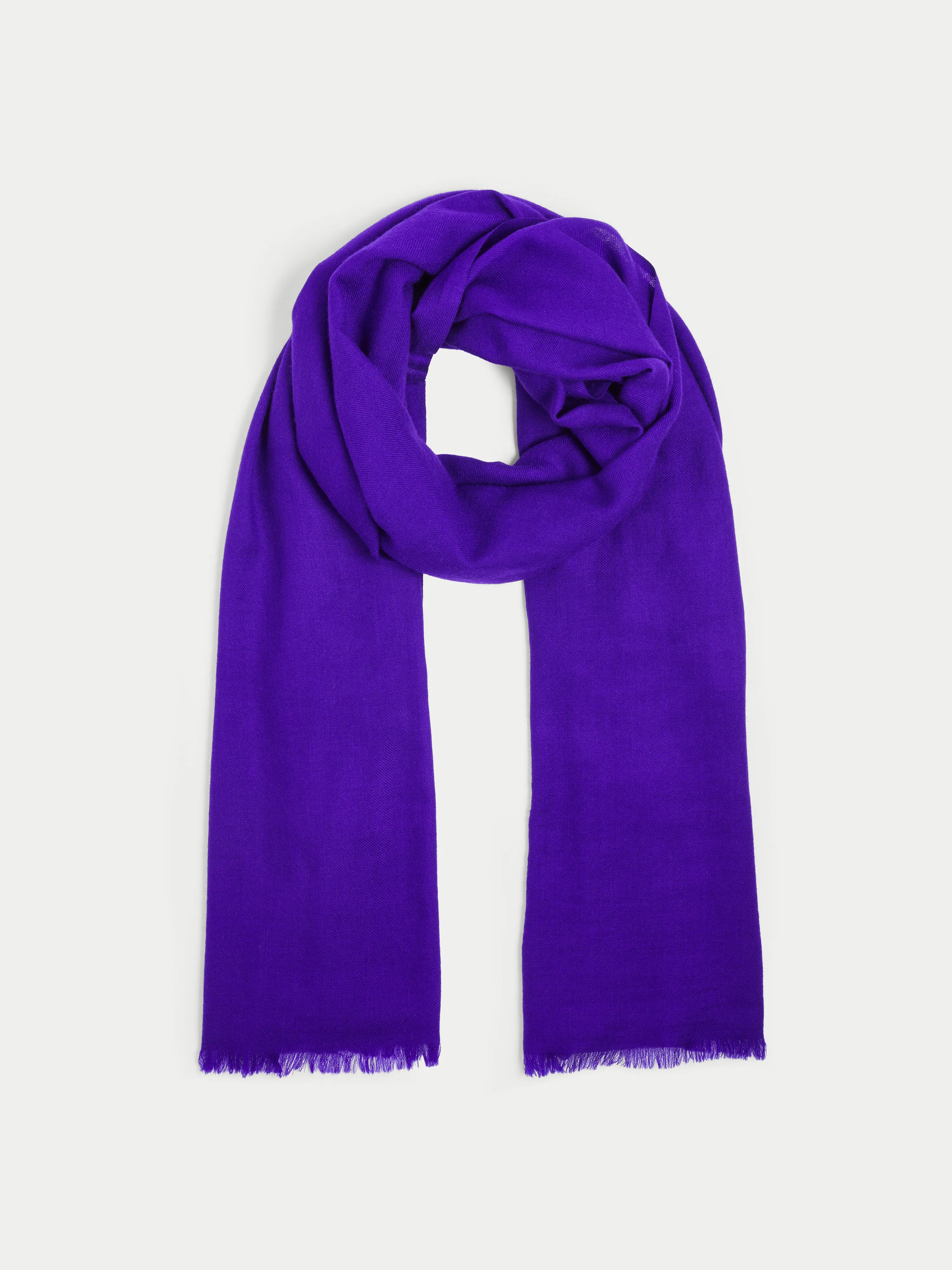 Wool Silk Pashmina | Purple sold by Jigsaw