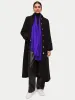 Wool Silk Pashmina | Purple sold by Jigsaw