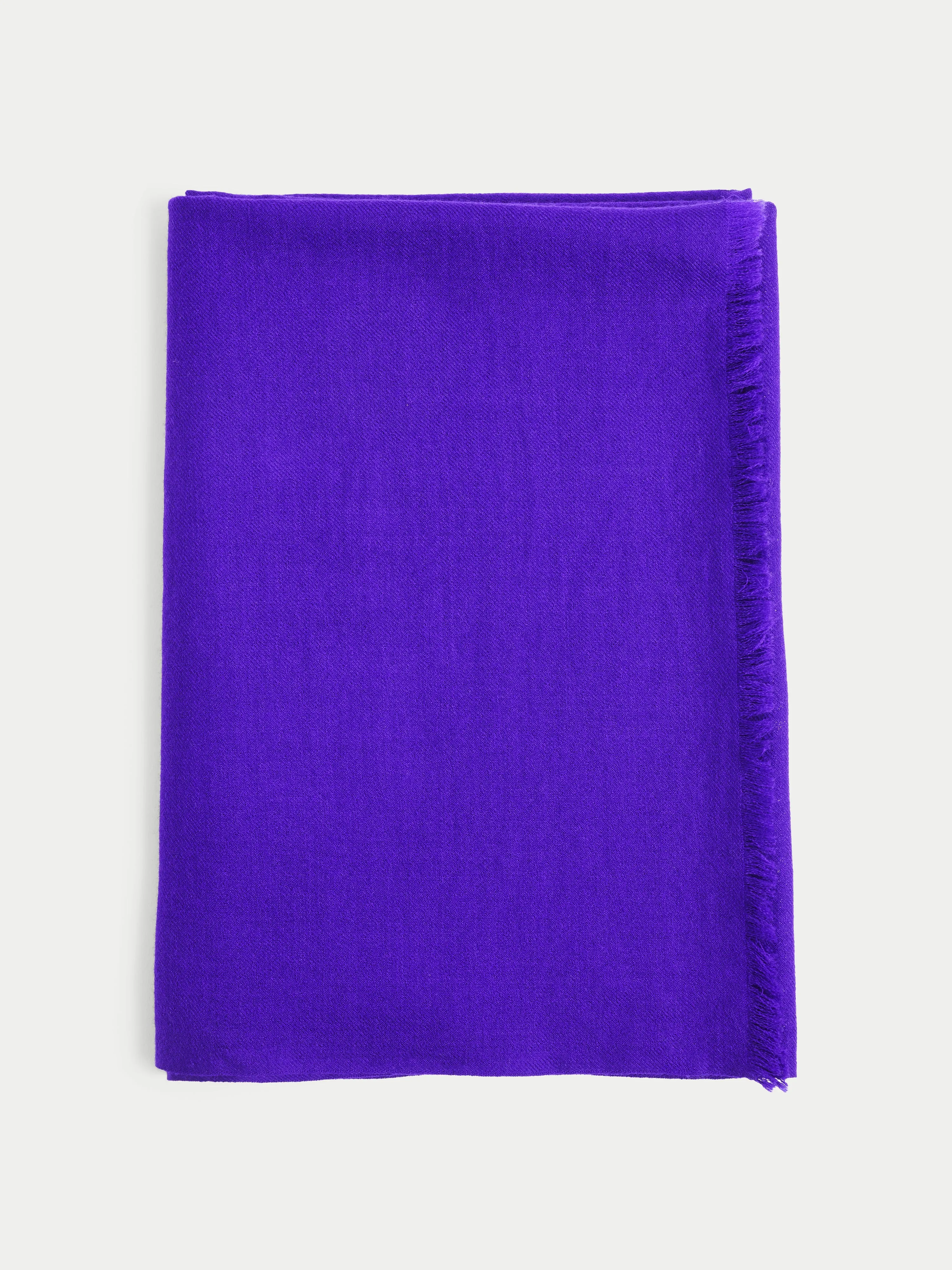 Wool Silk Pashmina | Purple sold by Jigsaw product image thumbnail 5