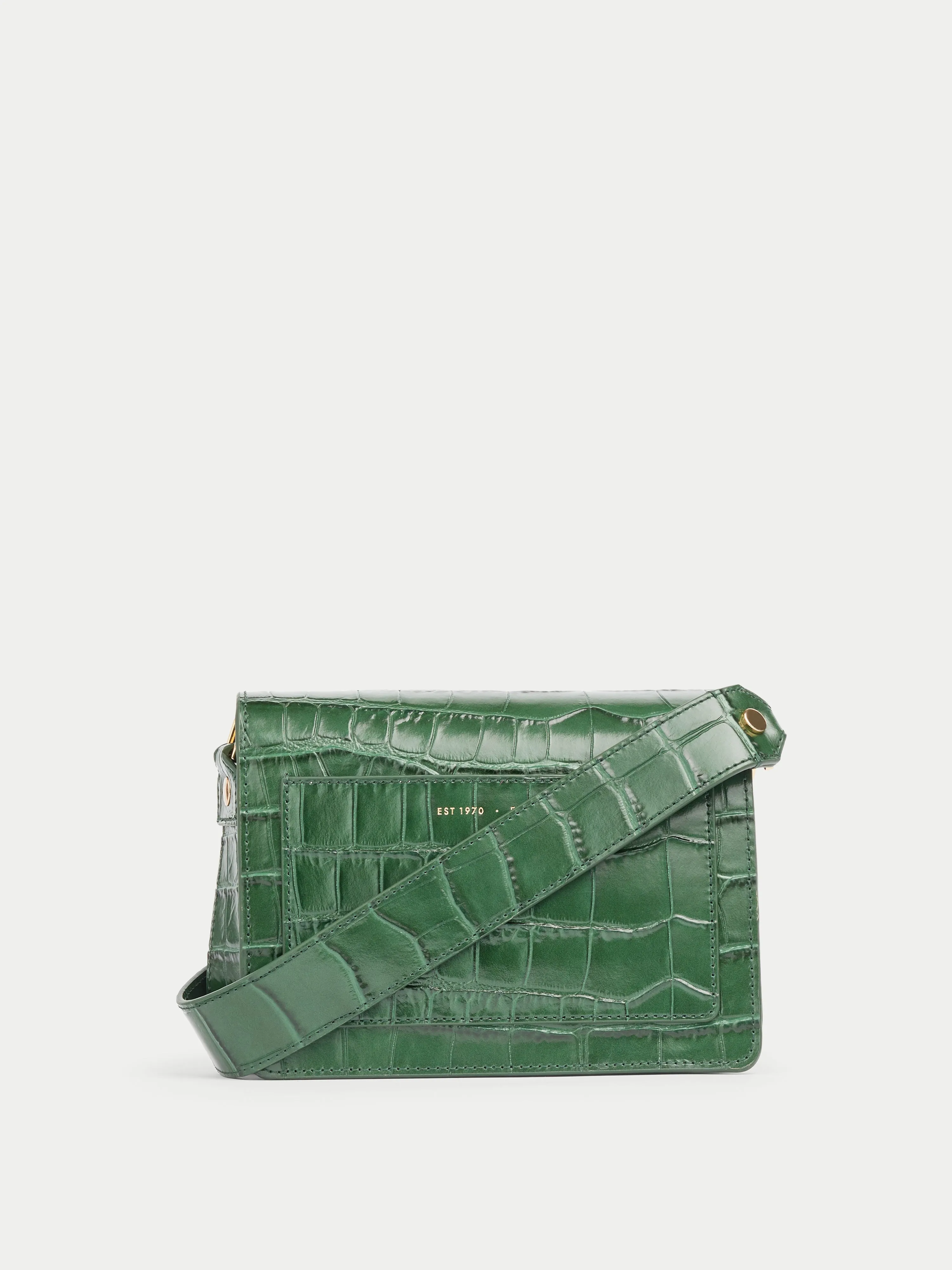 Ada Croc Crossbody Bag | Green sold by Jigsaw product image thumbnail 5
