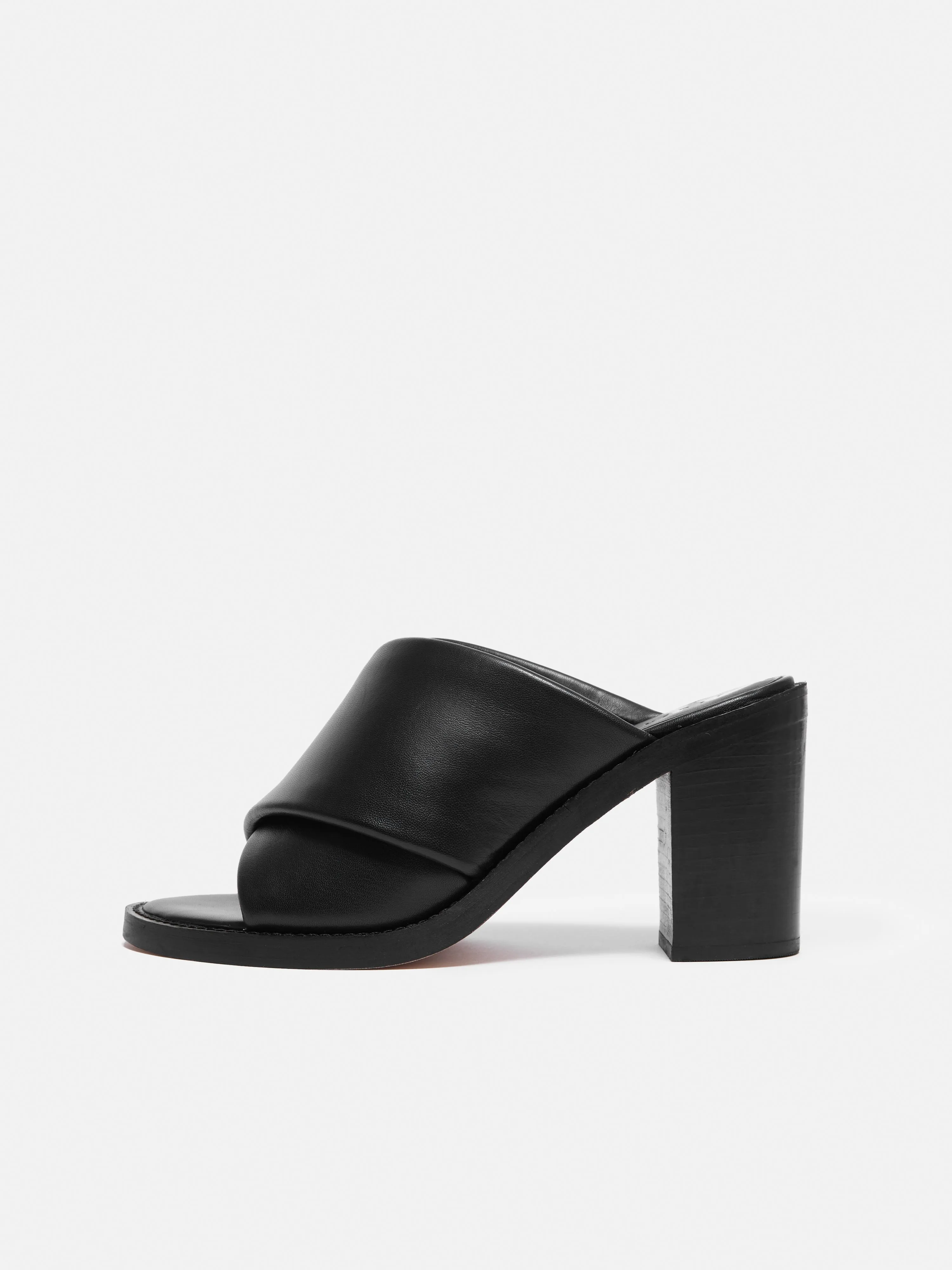 Duvile Padded Heel Sandal | Black sold by Jigsaw