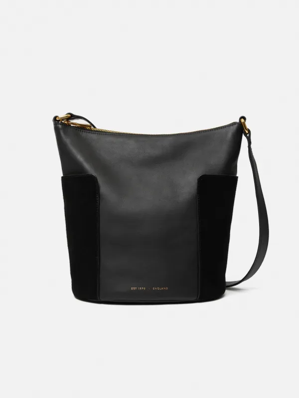 York Slouchy Bucket Bag | Black sold by Jigsaw